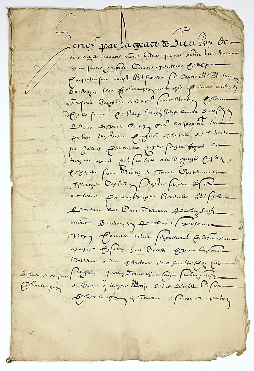 LOIR-ET-CHER. Seigneury of VALLAGON in Touraine. "Extrait du - Lot 6