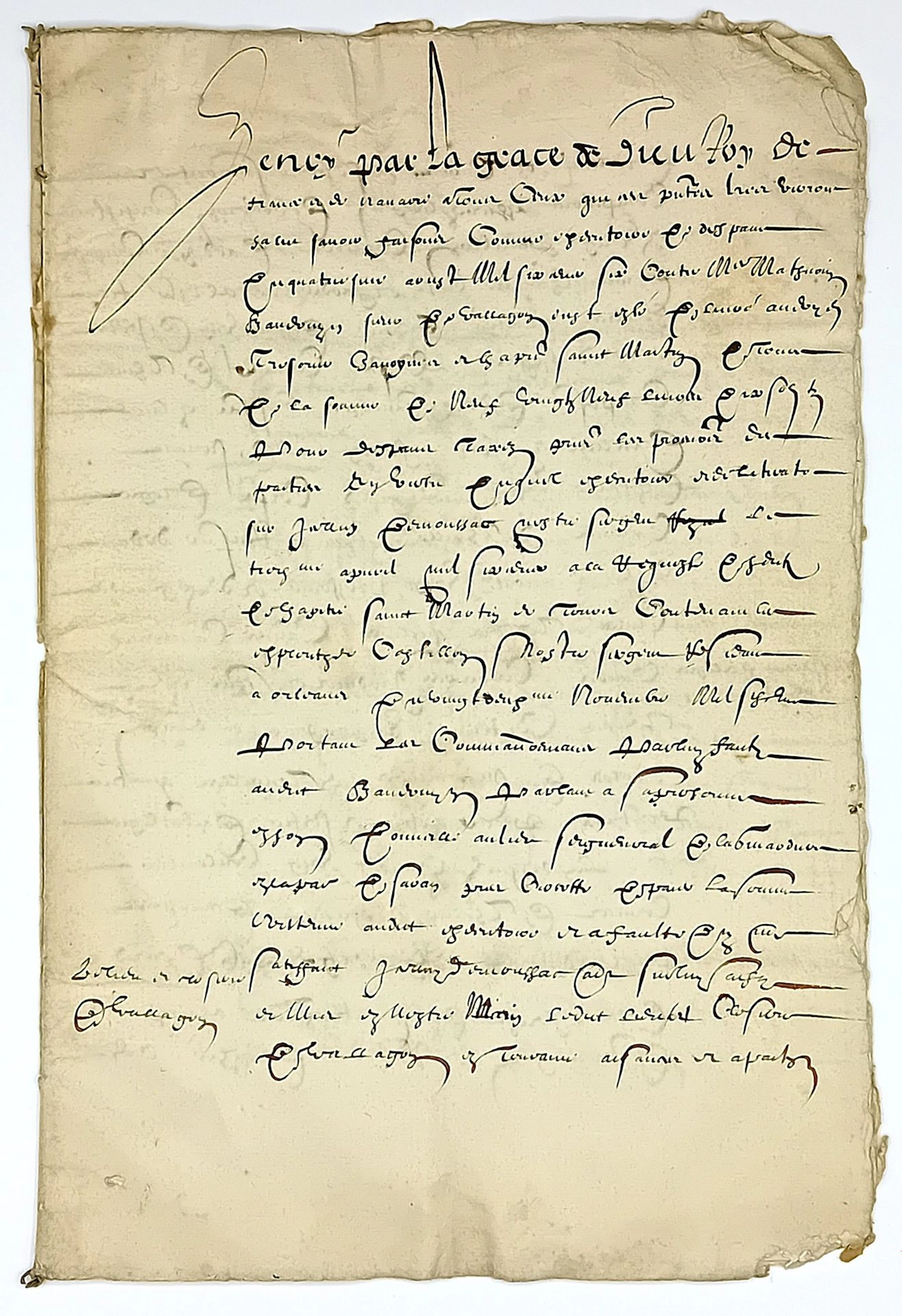 LOIR-ET-CHER. Seigneury of VALLAGON in Touraine. "Extrait du - Lot 6