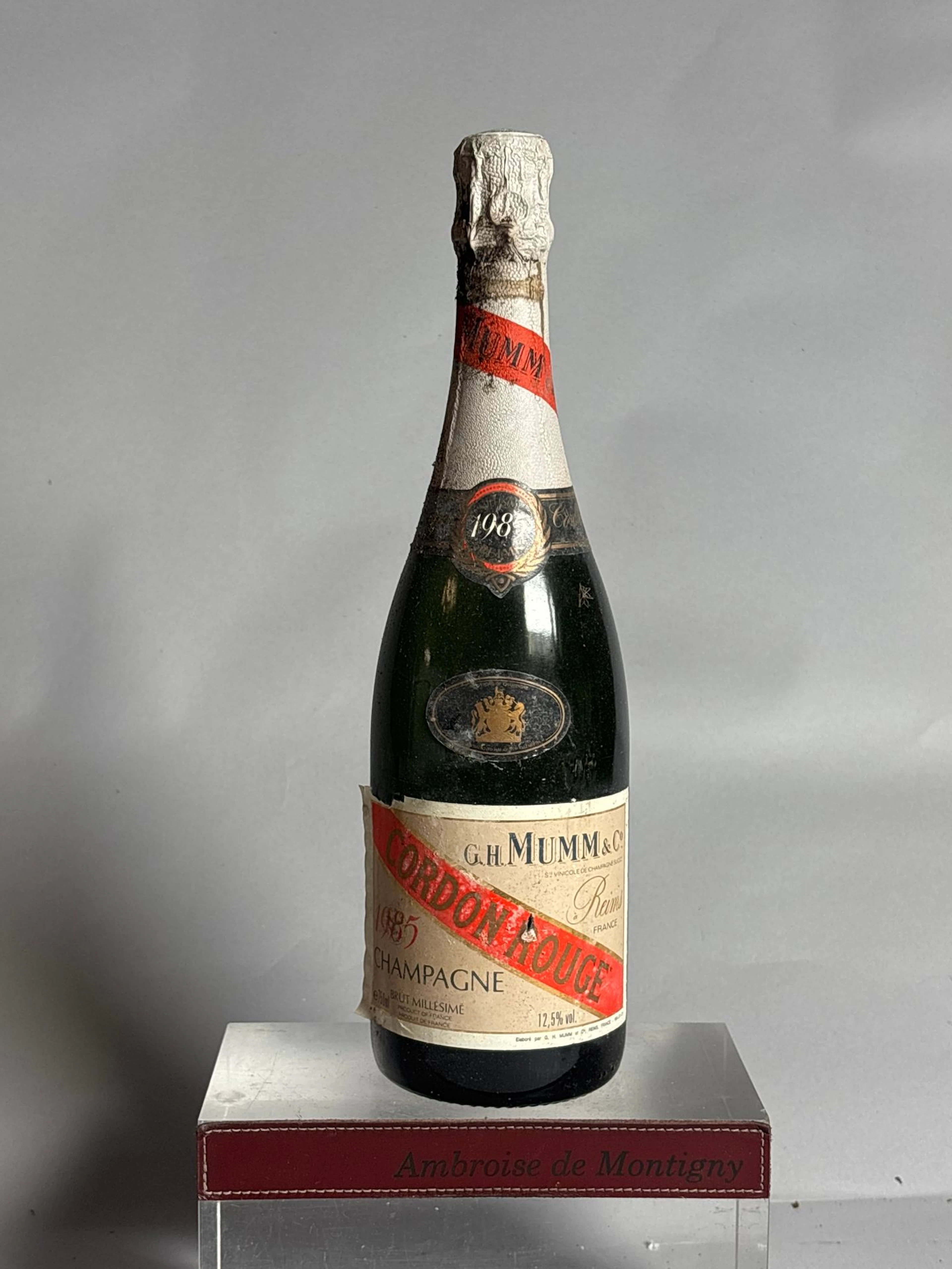 1 Bottle of G.H. MUMM Cordon Bleu CHAMPAGNE, 1985 - Lot 21