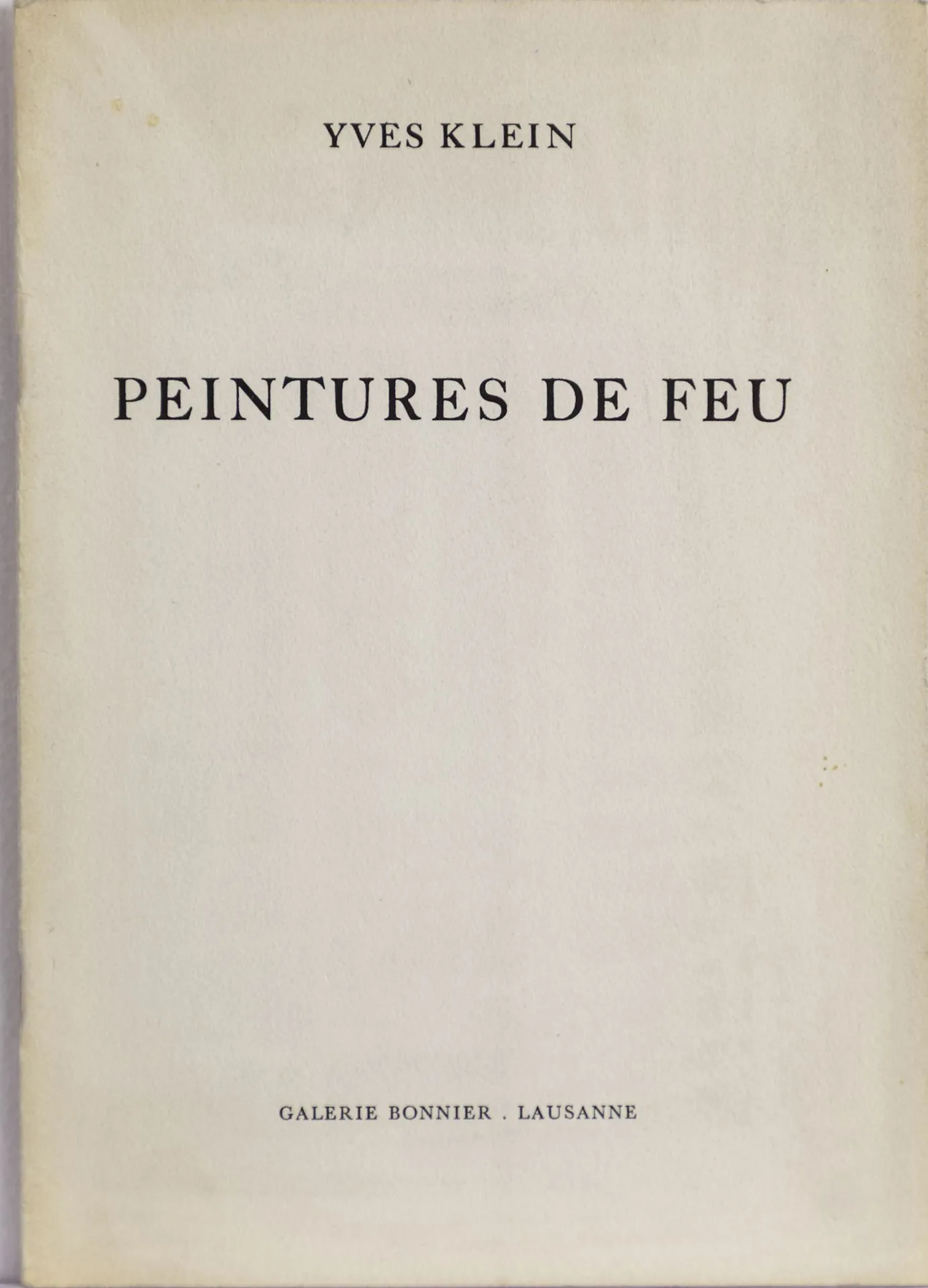 Yves KLEIN (1928-1962) - Lot 88
