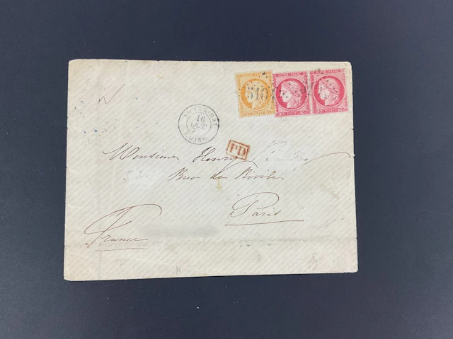 Paris Headquarters: 40c. Orange from the Paris headquarters - Lot 90