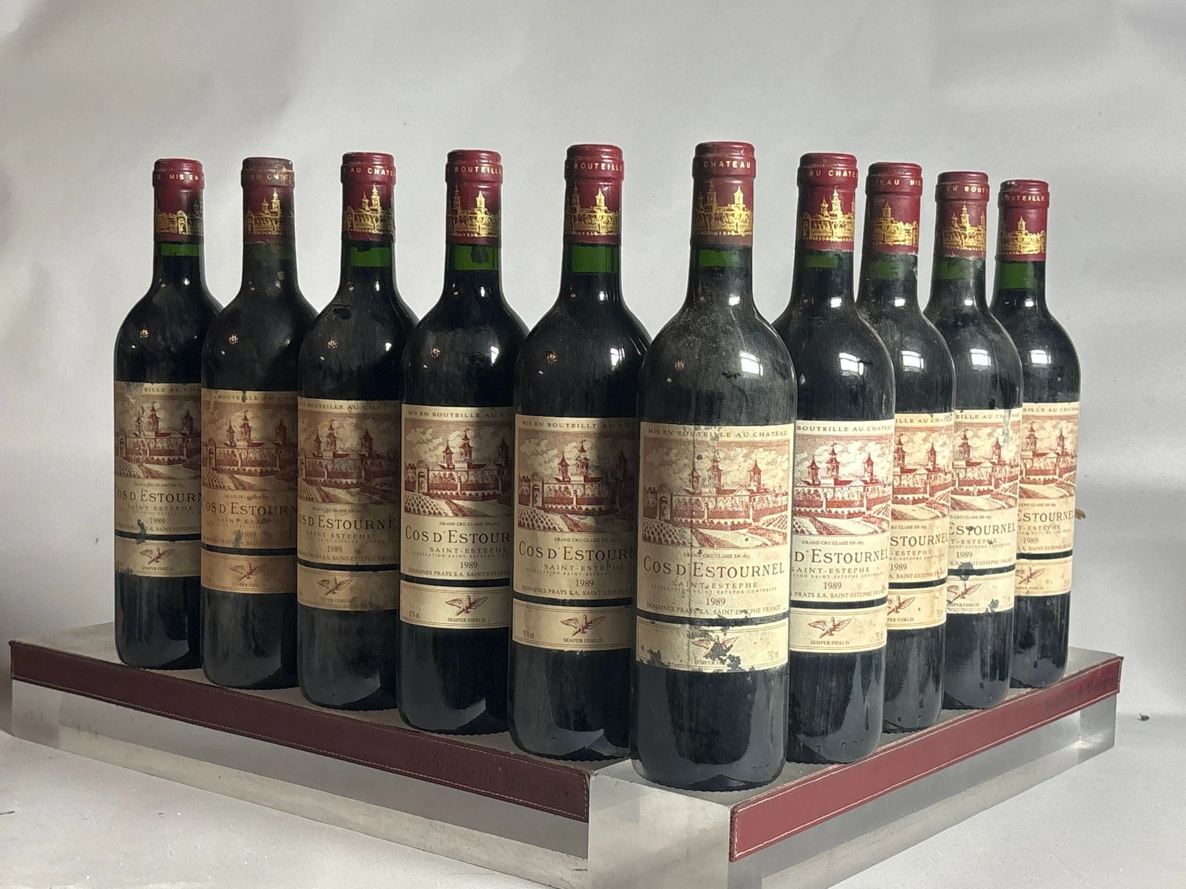 10 Bottles Château COS D'ESTOURNEL 1989 - 2nd GCC Saint-Est - Lot 53