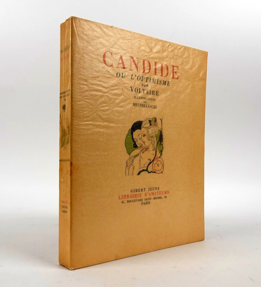 VOLTAIRE: Candide, or The Optimist. Gibert Jeune, 1933. 1 vo - Lot 217