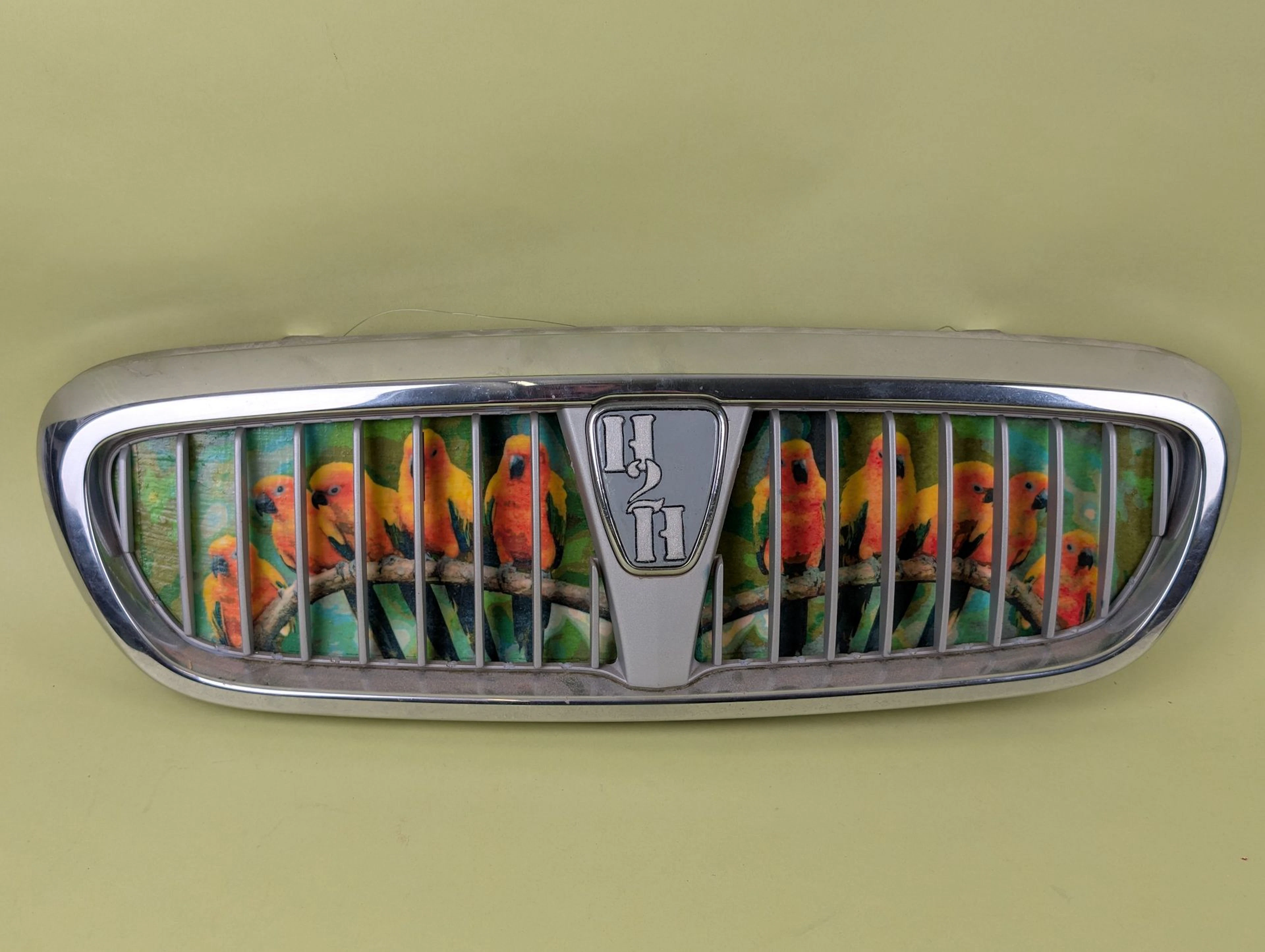 H2H (XXIe siècle)* La Cage aux oiseaux, 2015 Airbrush on pap - Lot 63