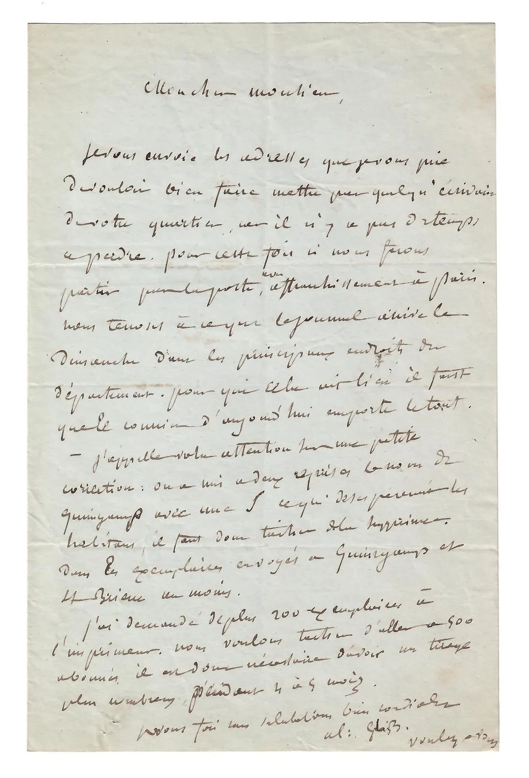 (CÔTE-D’ARMOR) Alexandre Olivier GLAIS BIZOIN (Quintin 1800– - Lot 508