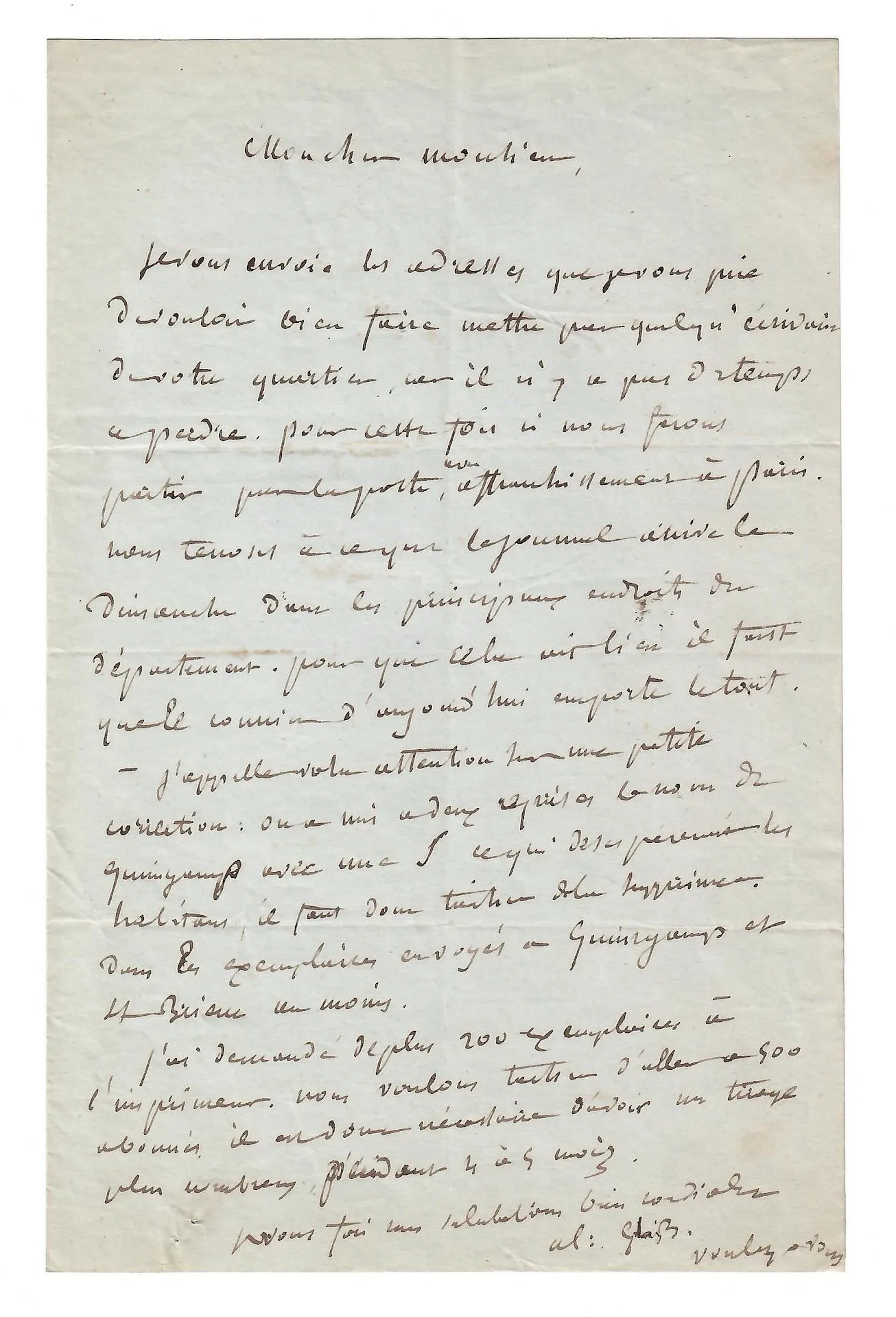 (CÔTE-D’ARMOR) Alexandre Olivier GLAIS BIZOIN (Quintin 1800– - Lot 508