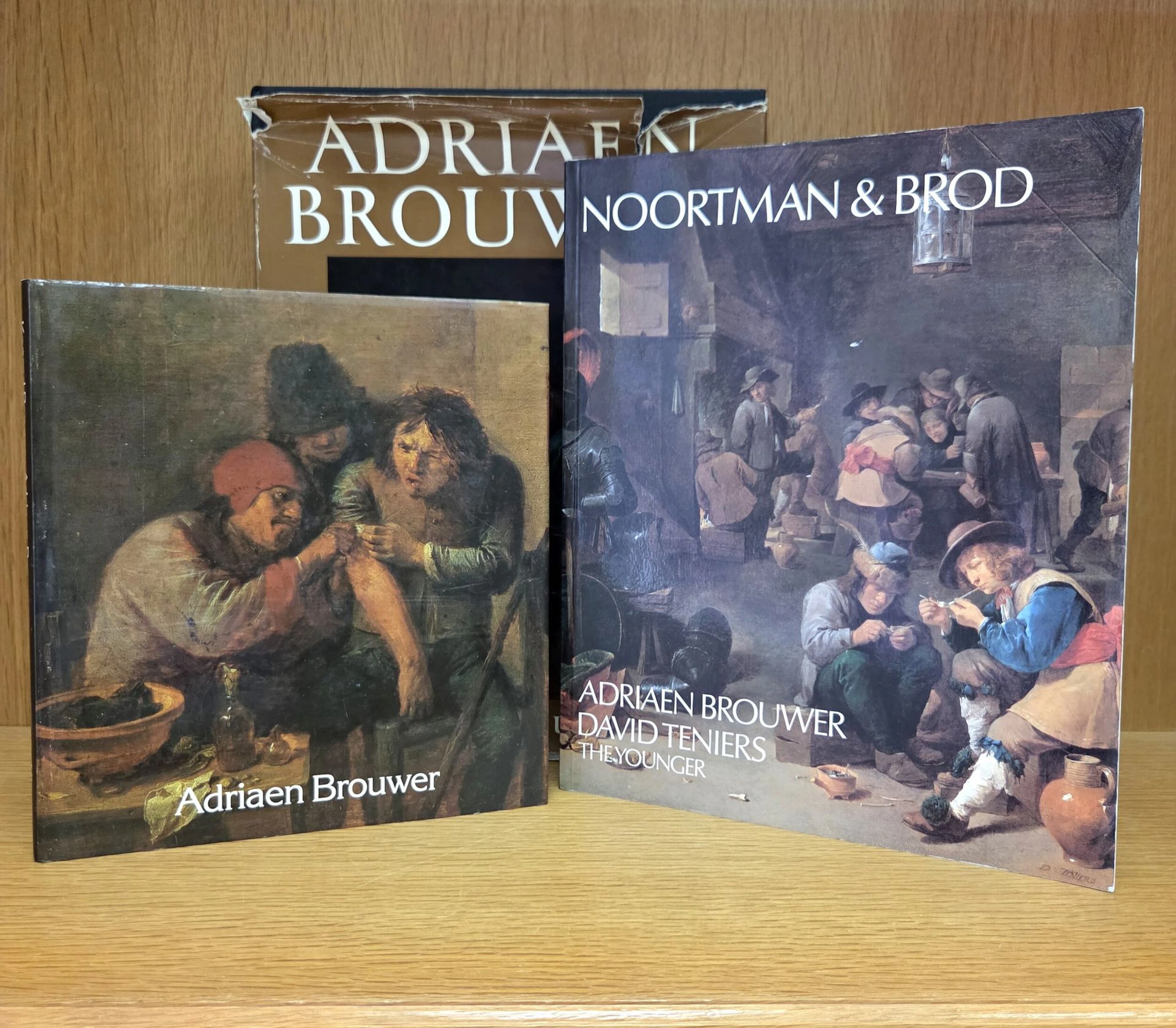 Set of three books on Adriaen BROUWER: - Lot 170