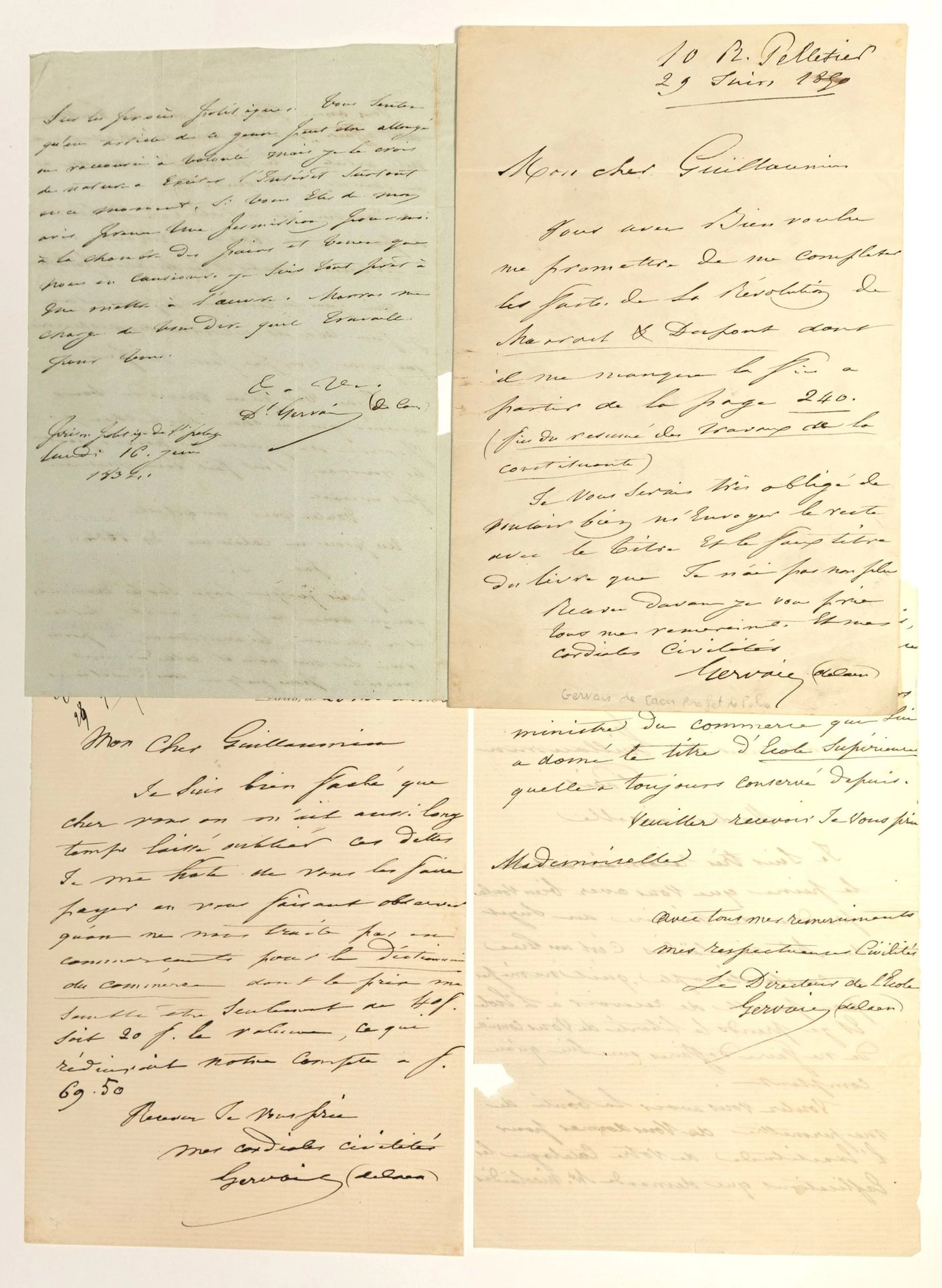 François Guillaume GERVAIS (OF CAEN), an influential member - Lot 504