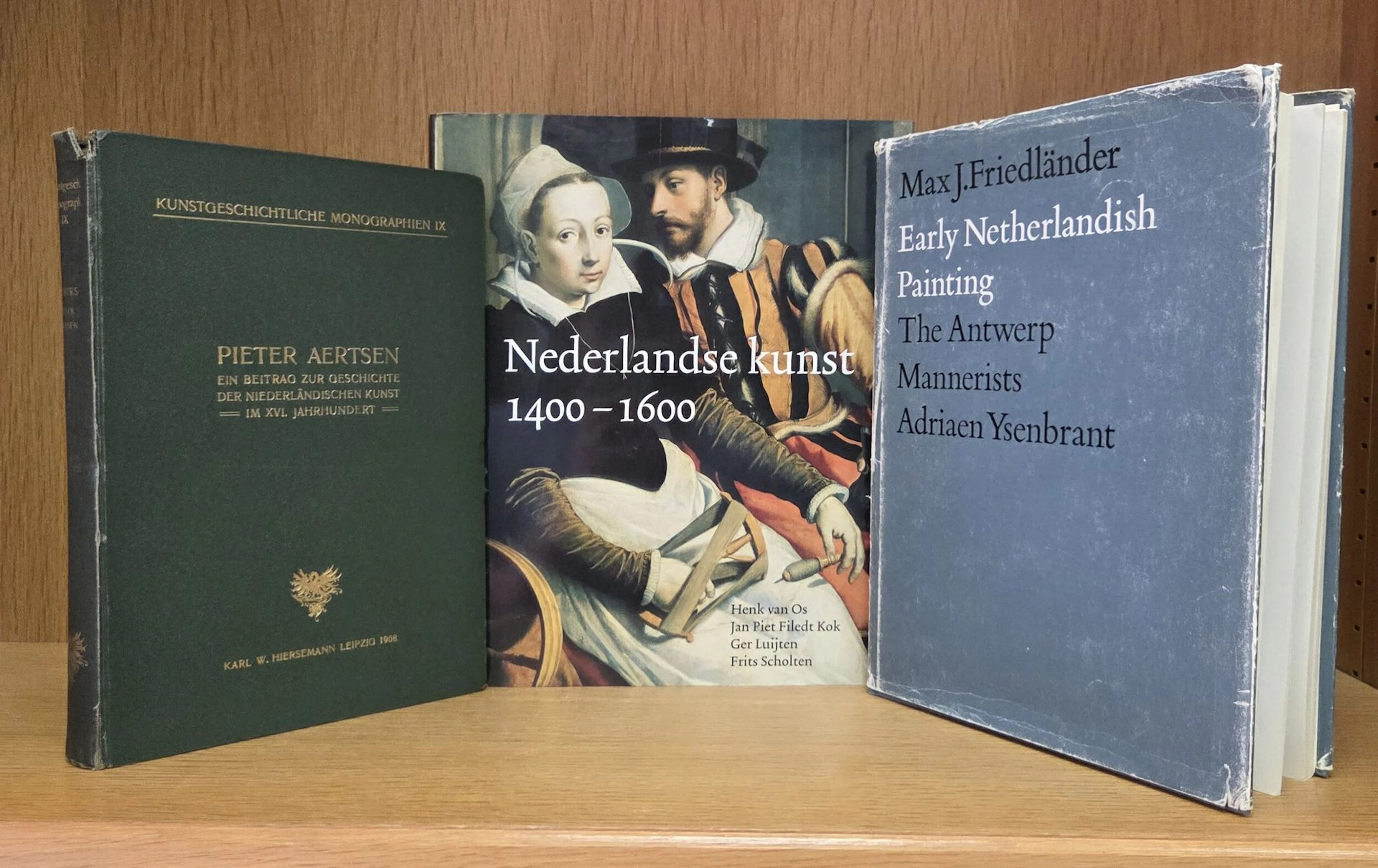 Set of three books: - Max J. Friedlander, Early Netherlandis - Lot 455