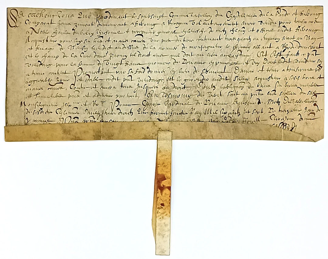 MOSELLE. Before the clerk of the Tabellion of the Châtelleni - Lot 7
