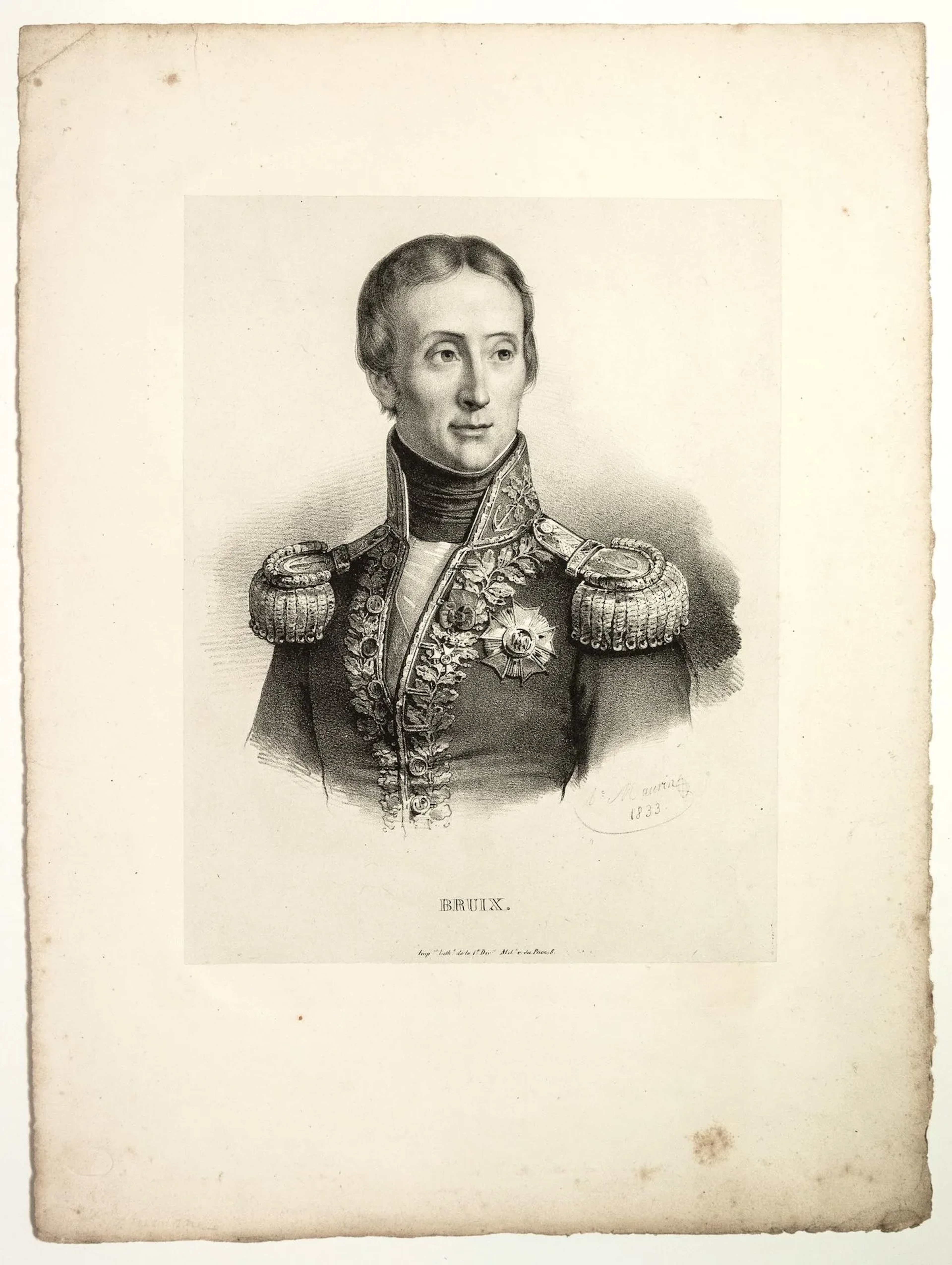 BRUIX (Eustache) Admiral and Minister of the Navy and Coloni - Lot 501