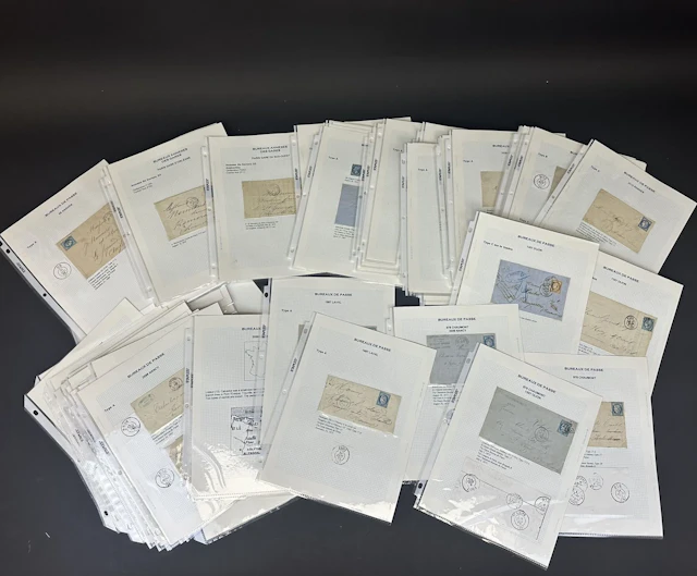 Conveyance: A fine study of office pass stamps, station stam - Lot 47