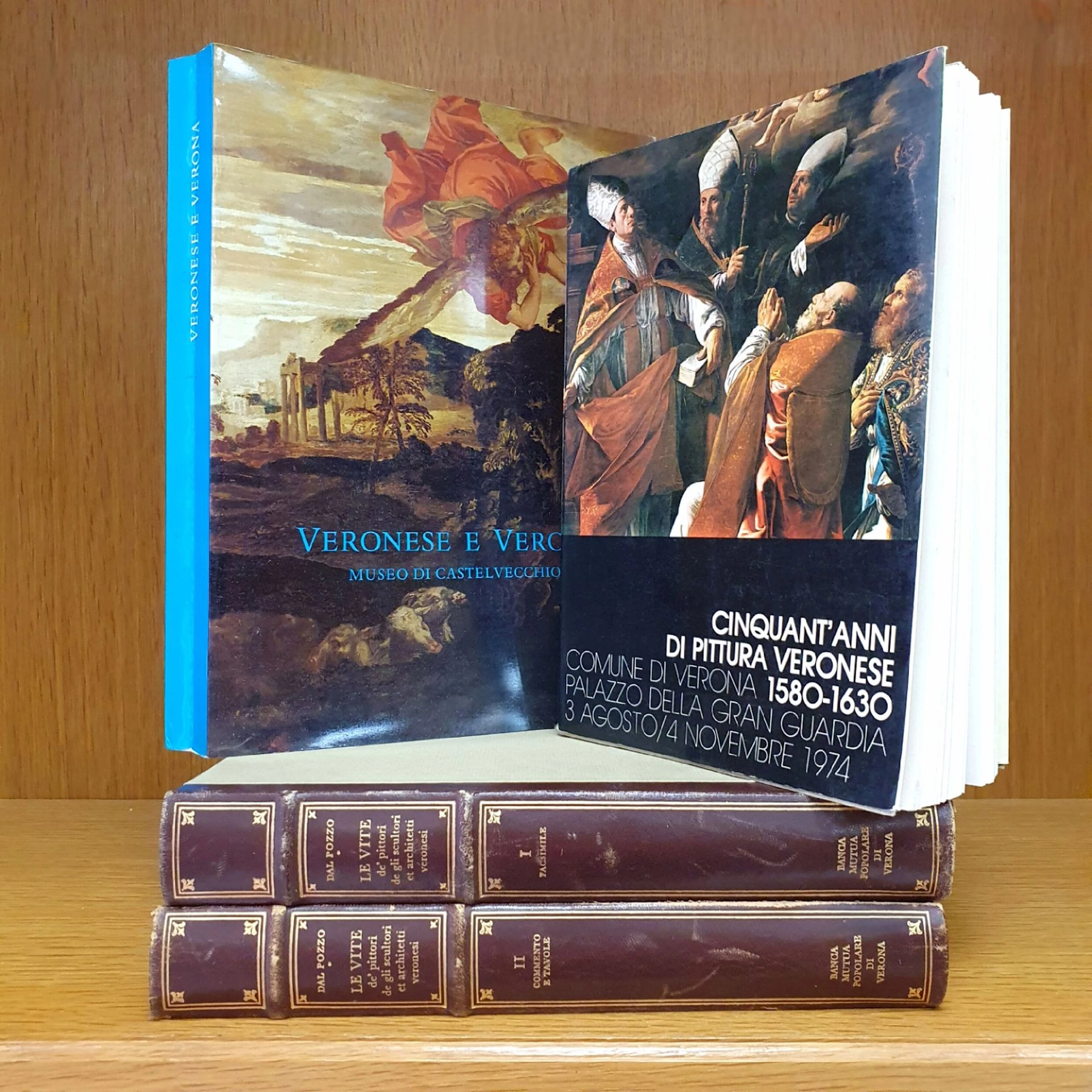 Set of four art books: - Dal Pozzo, La vie des peintres, scu - Lot 77