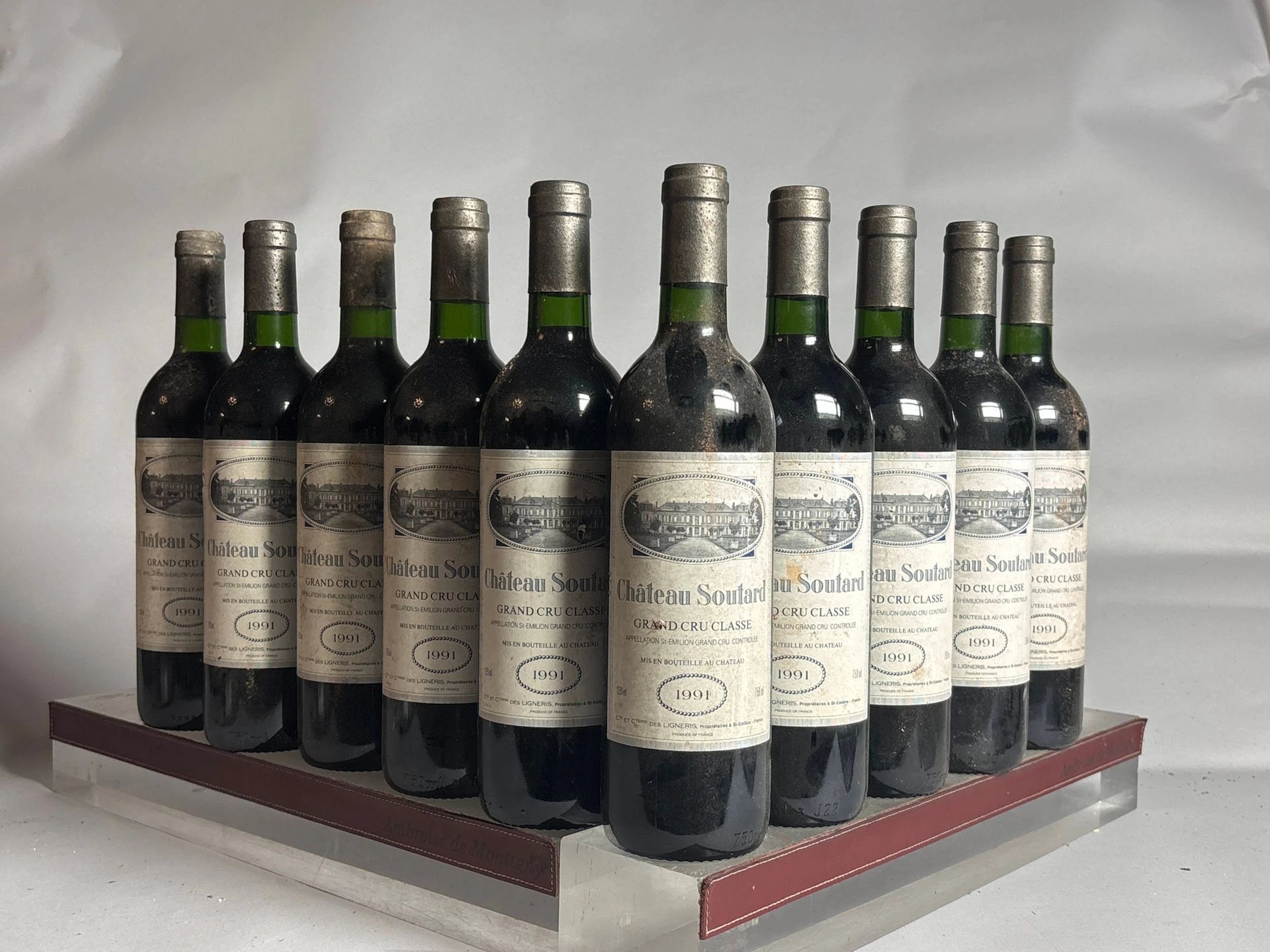 10 Bottles Château SOUTARD 1991 - Saint-Émilion Grand Cru - Lot 46