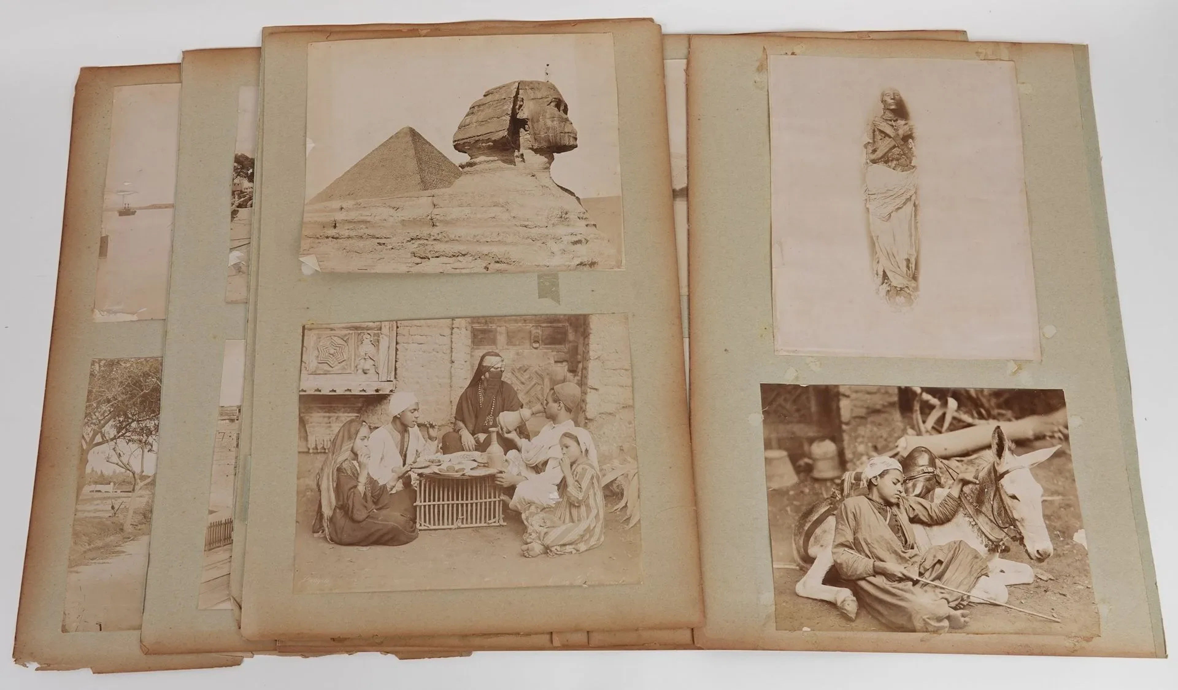 Orientalist photography, Orient, Turkey, Egypt, Sphinx, Pyra - Lot 226