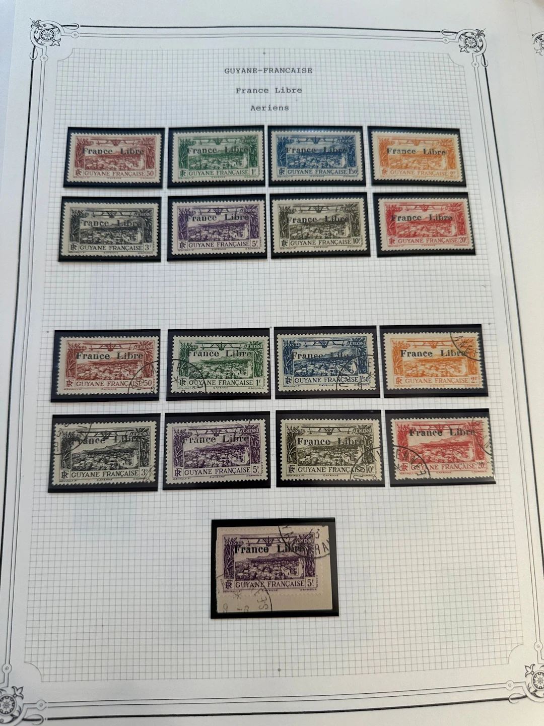 French Colonies - French Guiana - Inini: Set of French Guian - Lot 19