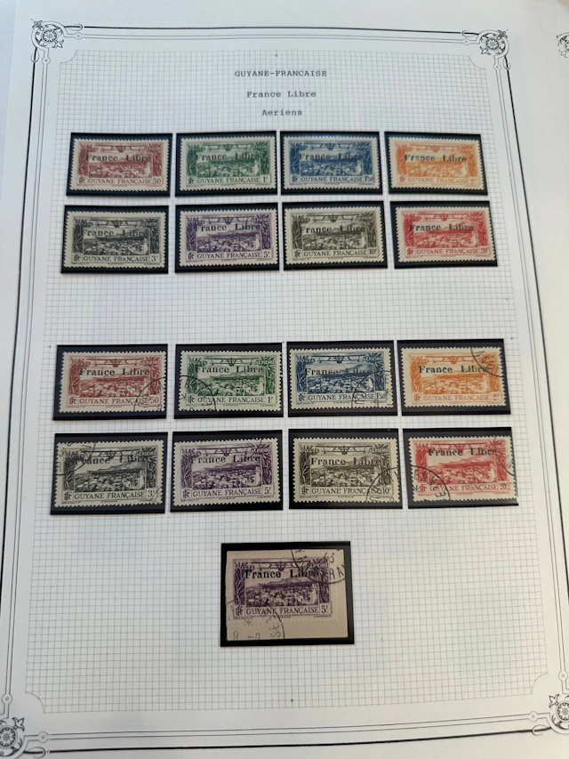 French Colonies - French Guiana - Inini: Set of French Guian - Lot 19