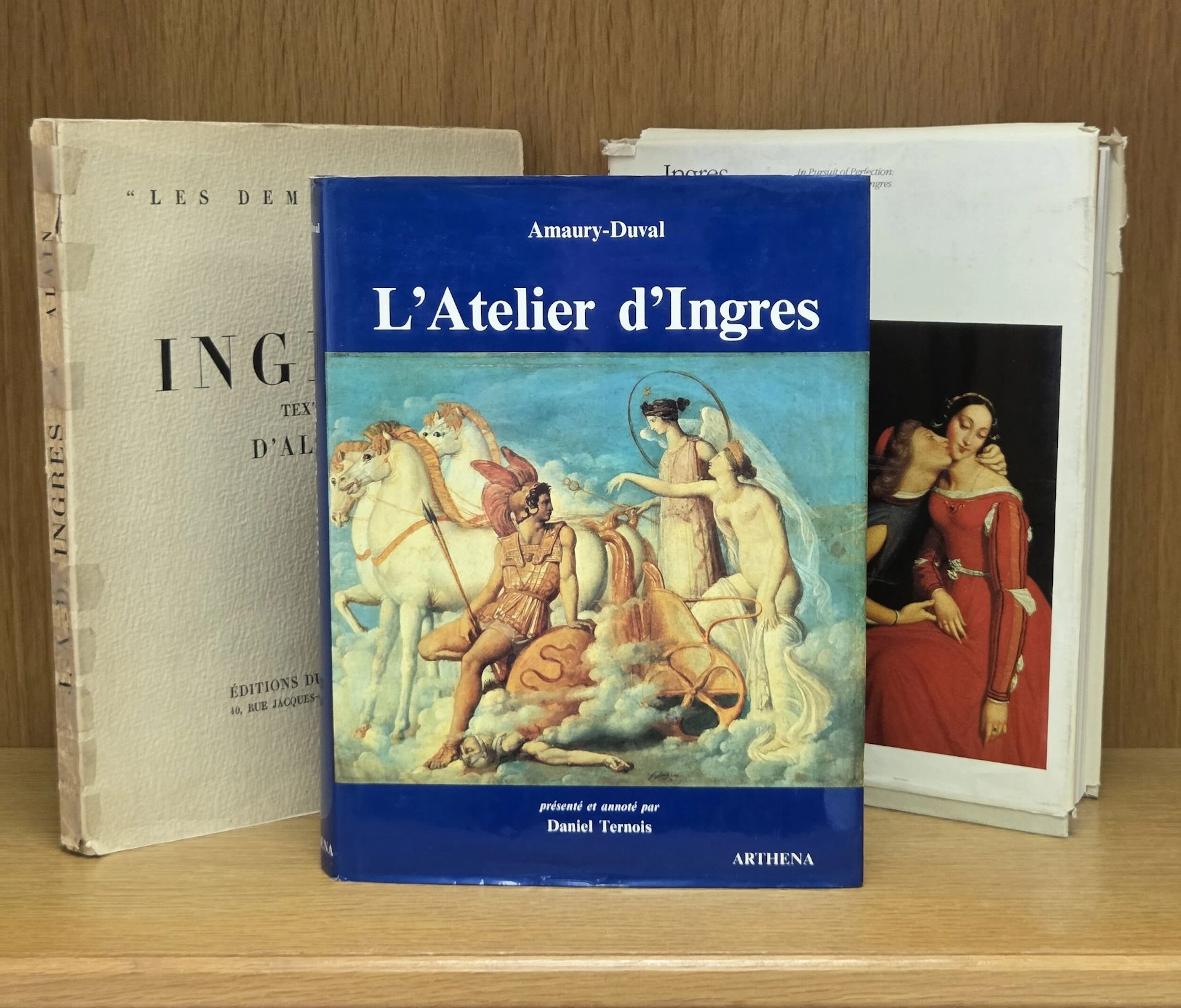 Set of three books on Jean-Auguste-Dominique INGRES: - Lot 493
