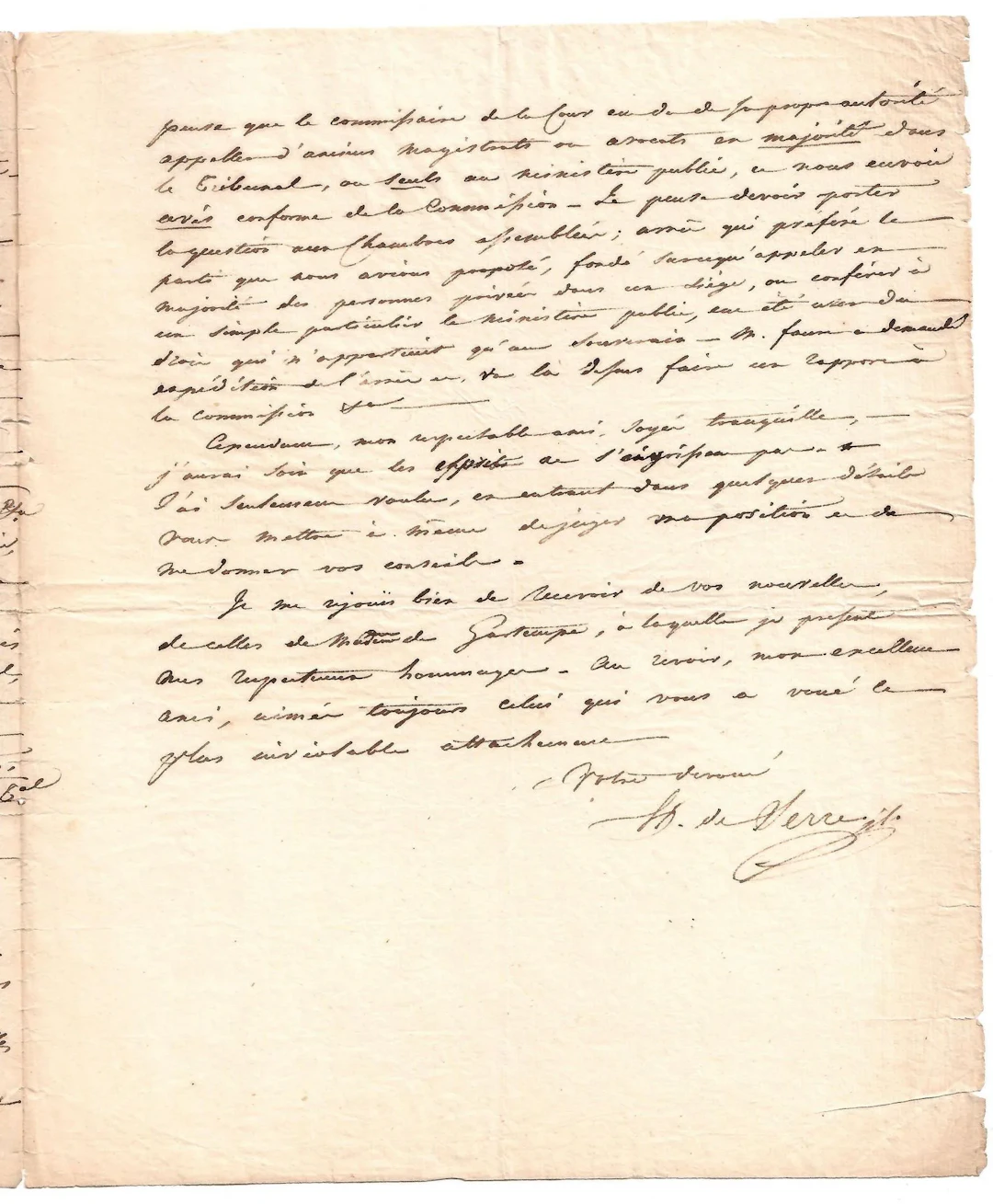Hercule, Count of SERRE (Meurthe 1776–1824) Deputy for HAUT- - Lot 384