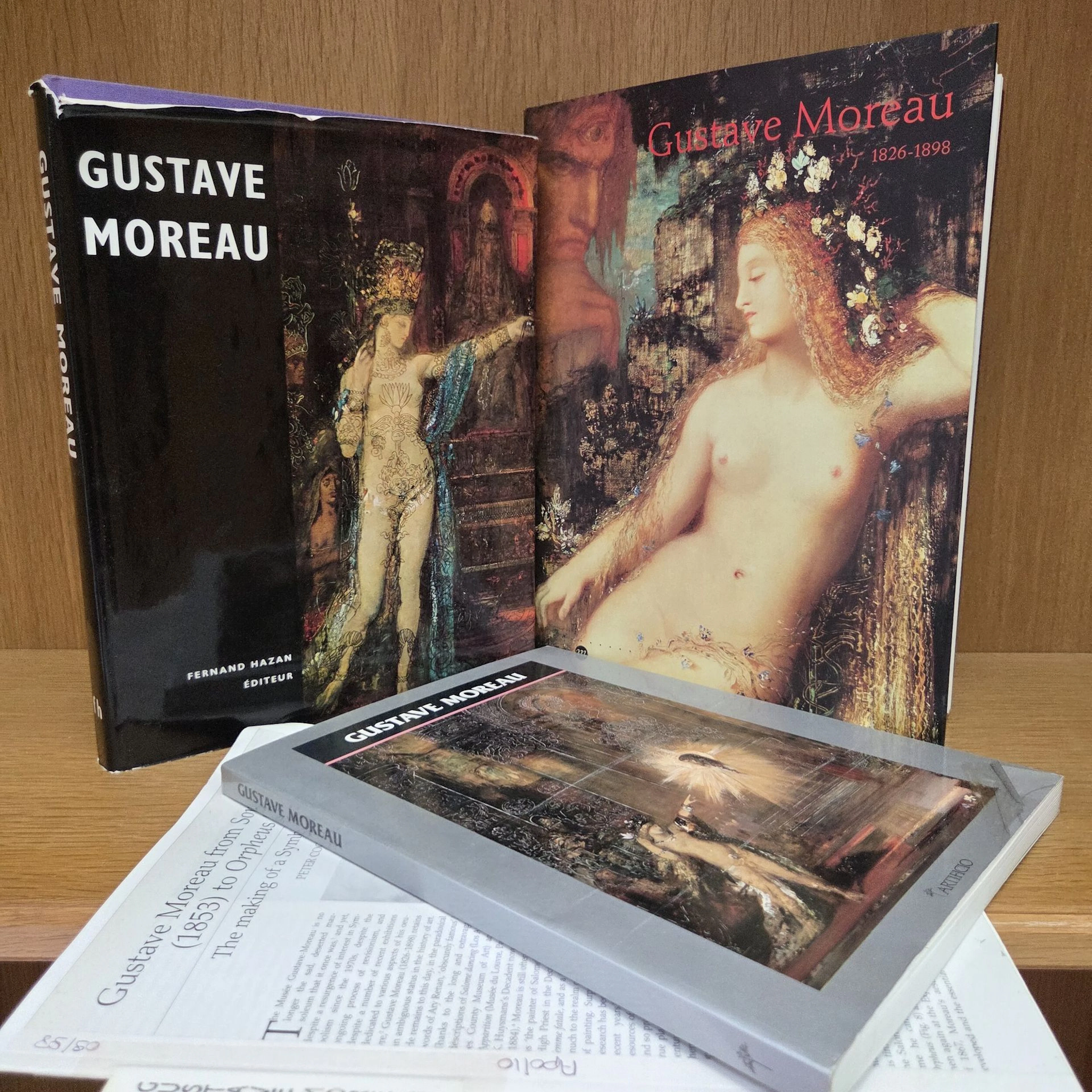 Set of three exhibition catalogs on Gustave MOREAU: - Lot 482