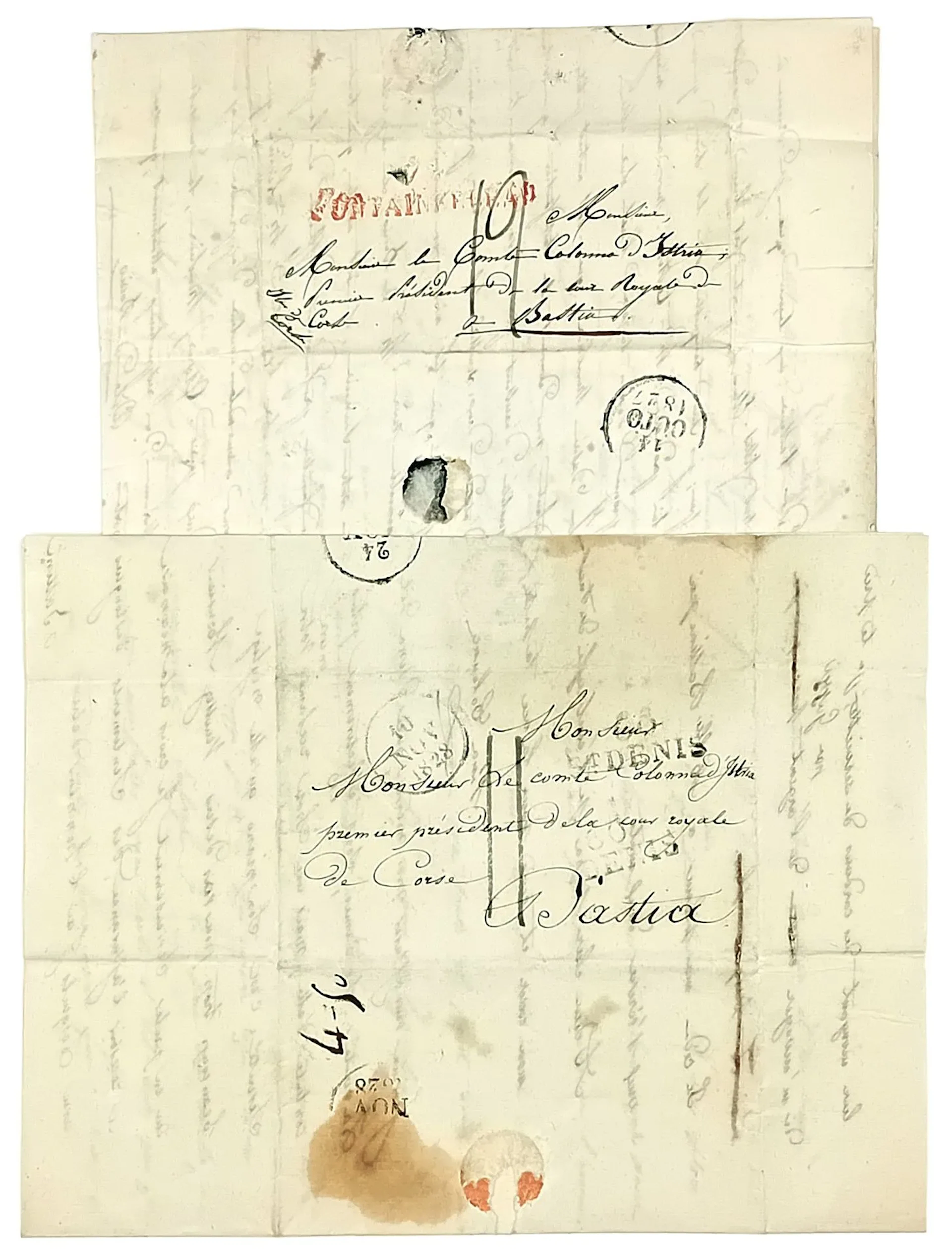 CORSICA. Ignace Alexandre COLONNA D’ISTRIA was a French poli - Lot 477