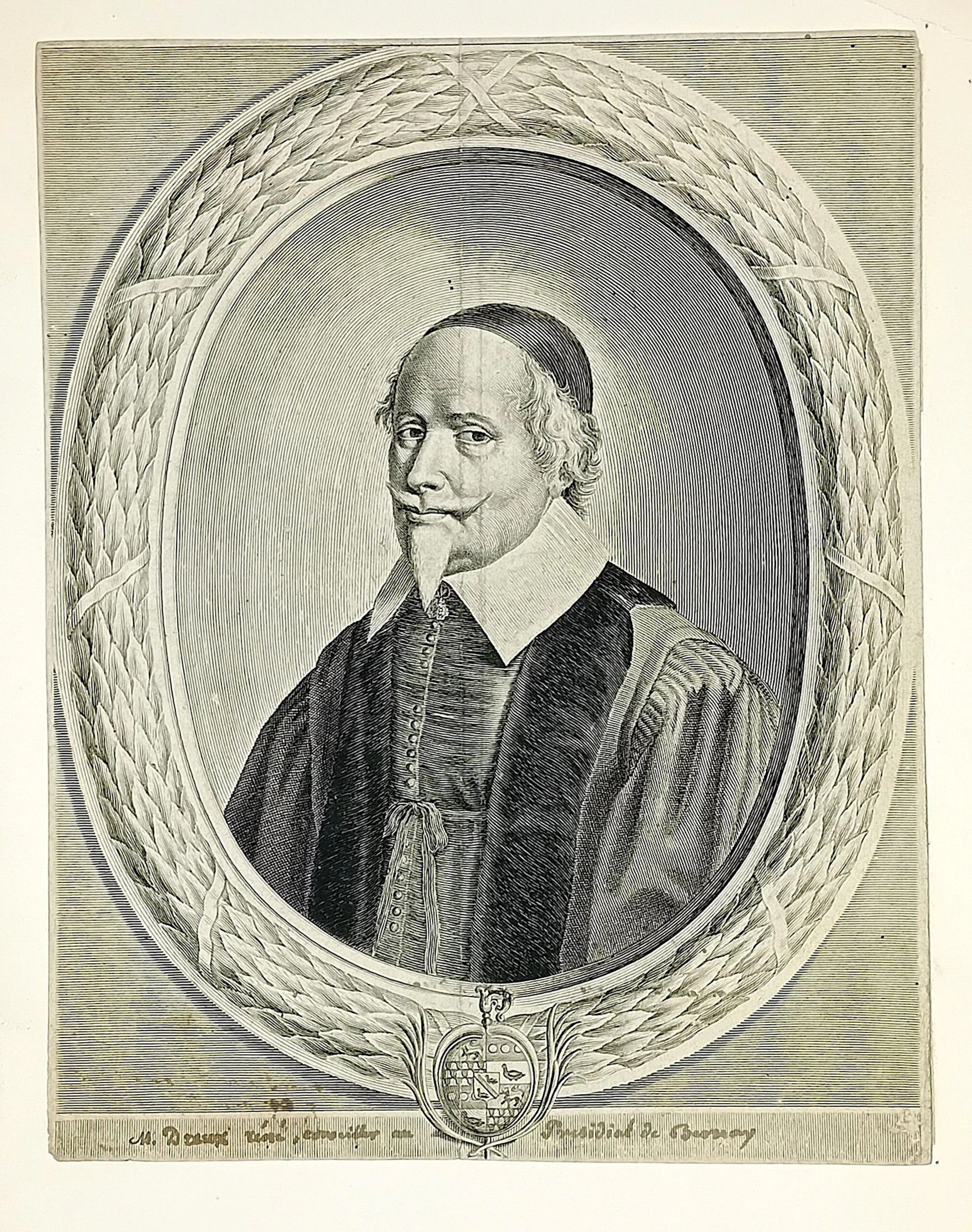 EURE. René DREUX, Conseiller au Présidial de BERNAY. Louis X - Lot 16