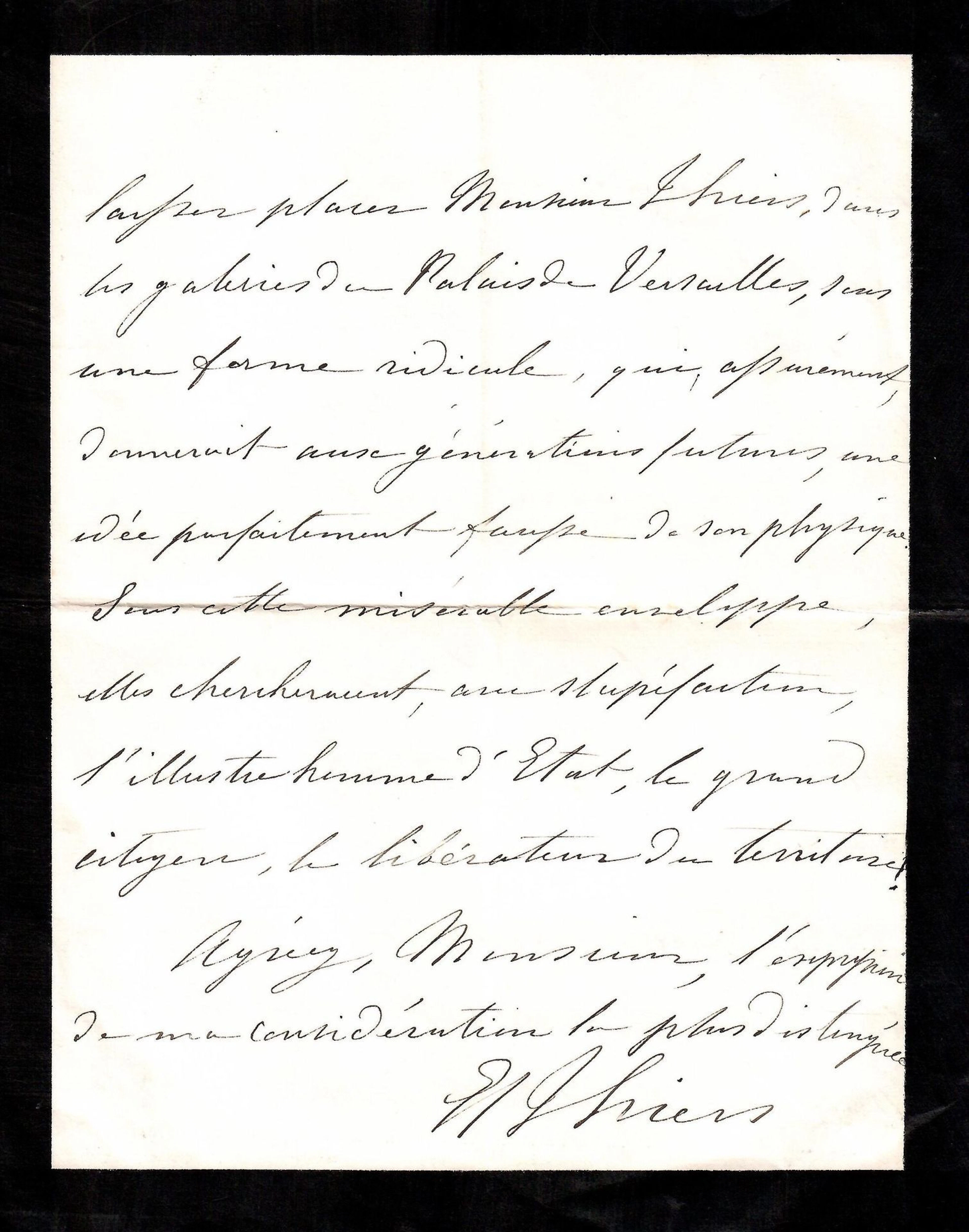 Élise THIERS, wife of the President of the French Republic. - Lot 424