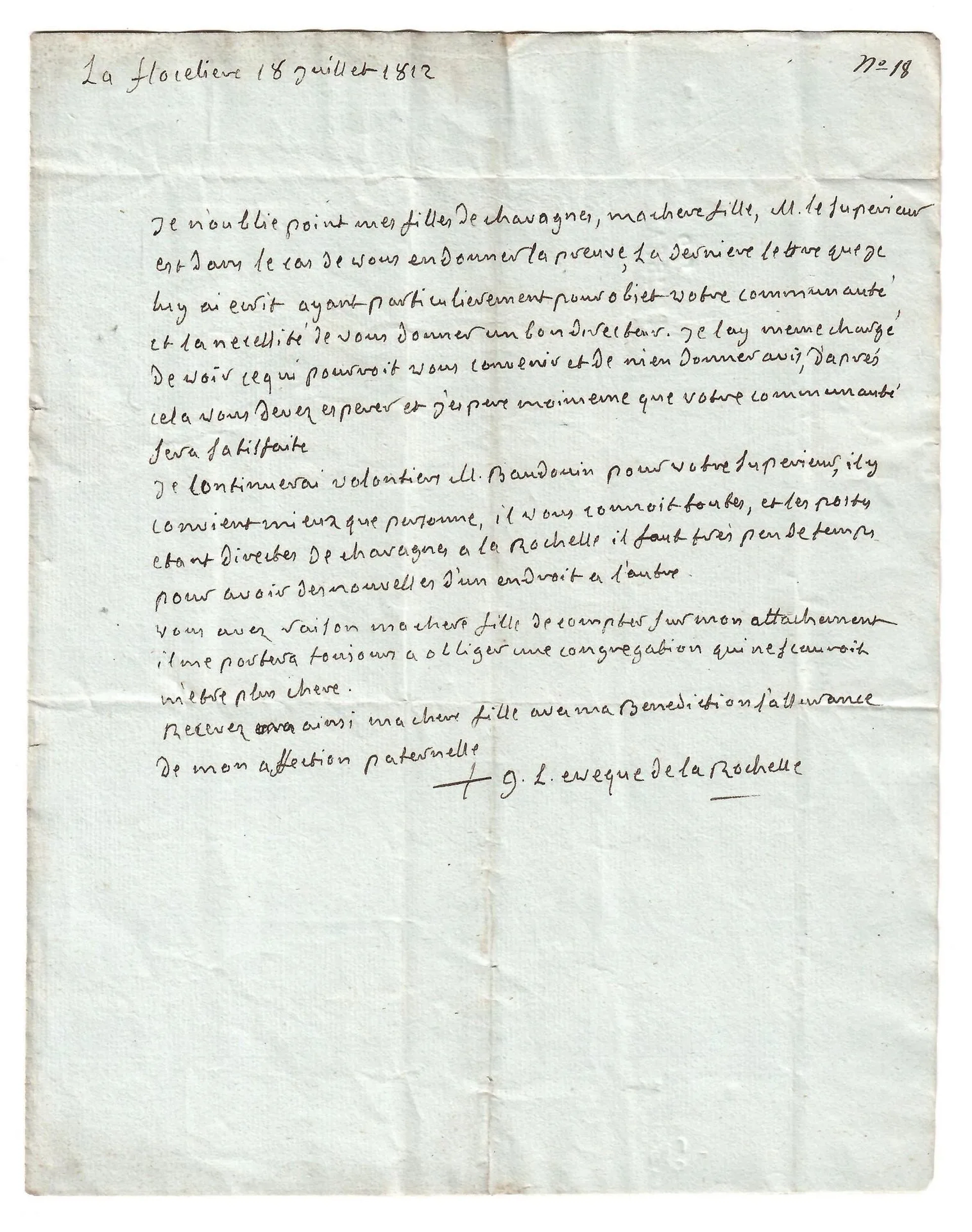 Gabriel-Laurent PAILLOU (Chantonnay, Vendée, 1735 – La Roche - Lot 390