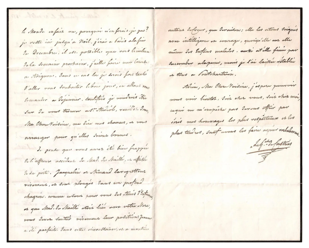 Edmond de LA CROIX DE CASTRIES, 2nd Duke of CASTRIES, Field - Lot 551