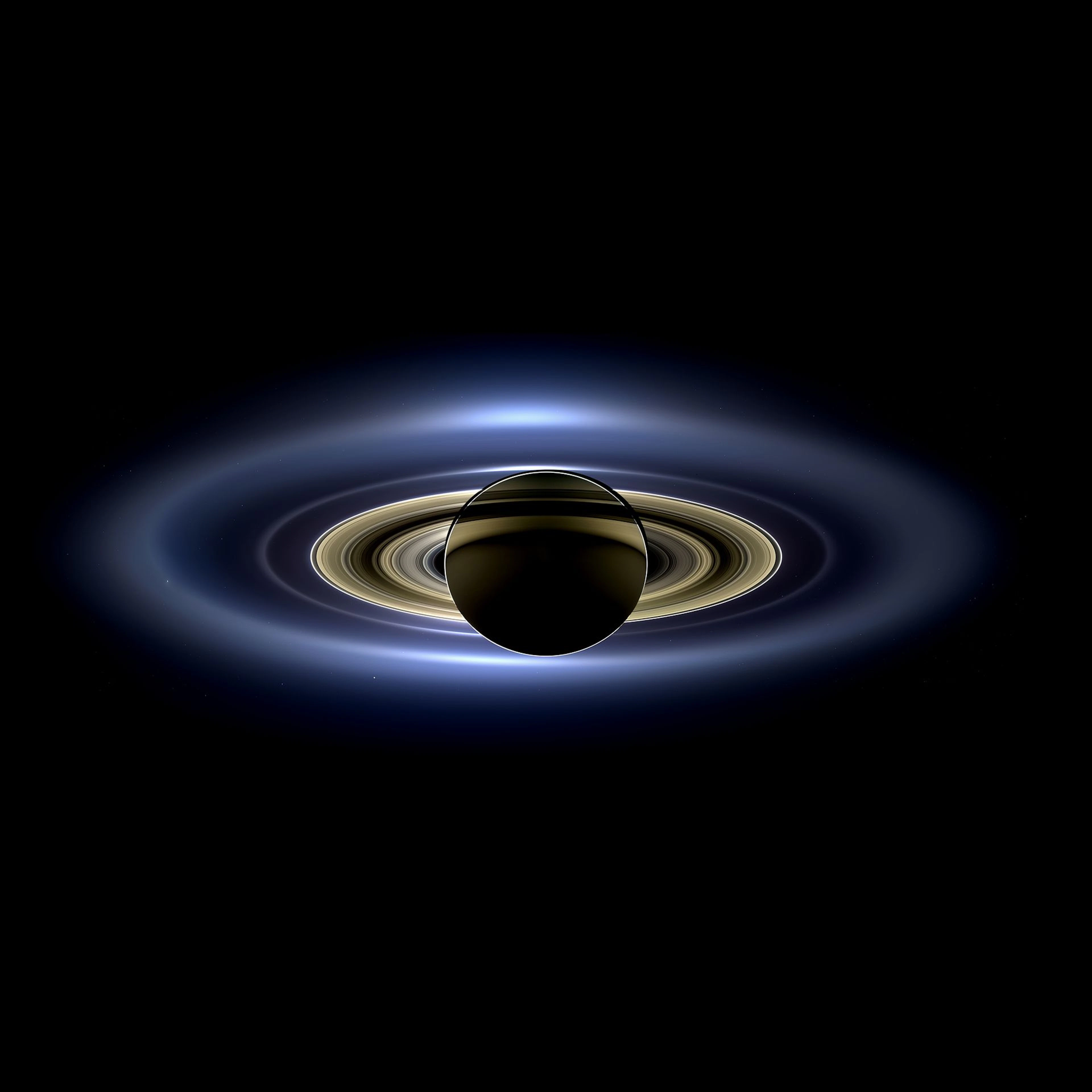 NASA. LARGE FORMAT. Exceptional photograph of the planet SAT - Lot 316