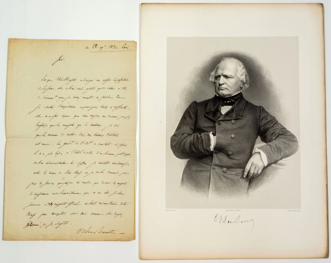 Odilon BARROT, Member of Parliament for the Eure department, - Lot 494
