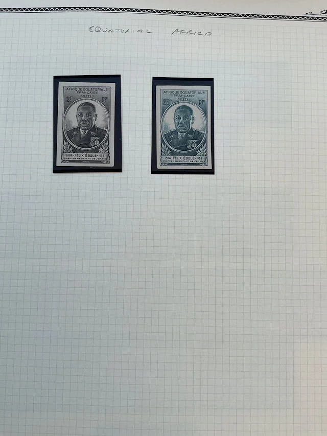 French Colonies - AEF: Nearly complete set of stamps from Fr - Lot 5