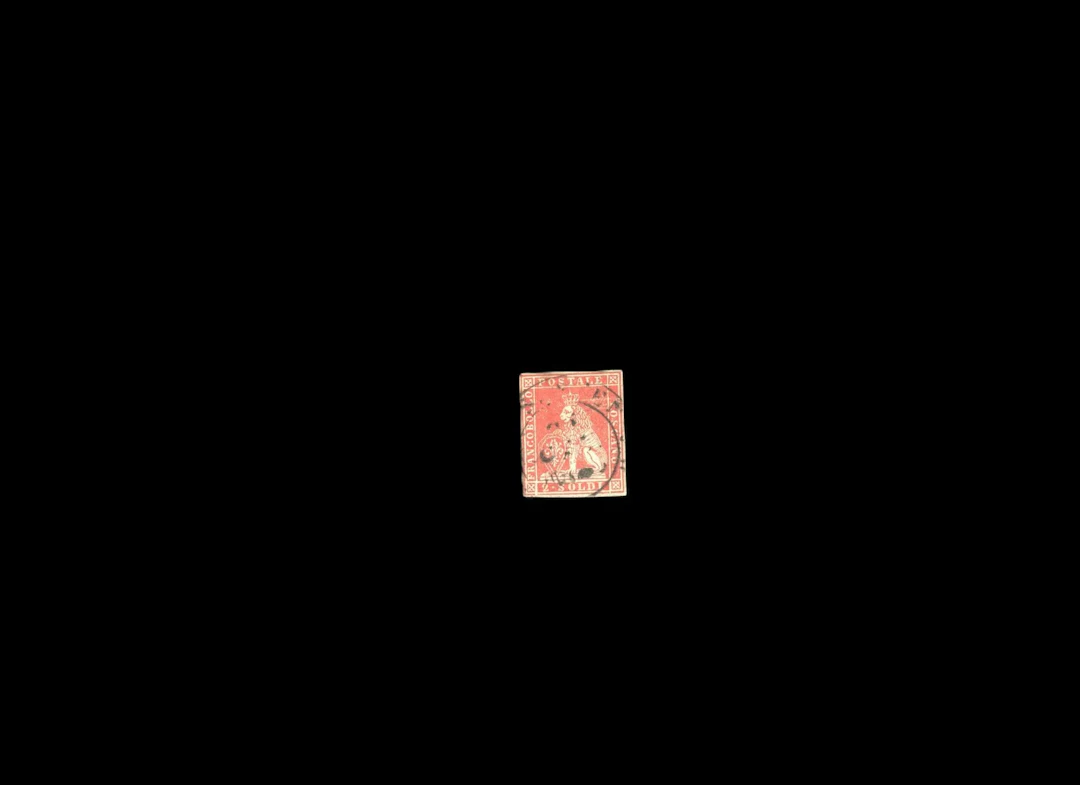 Italy - Tuscany: 2s. Red-brown. Canceled. Slightly thinned, - Lot 67