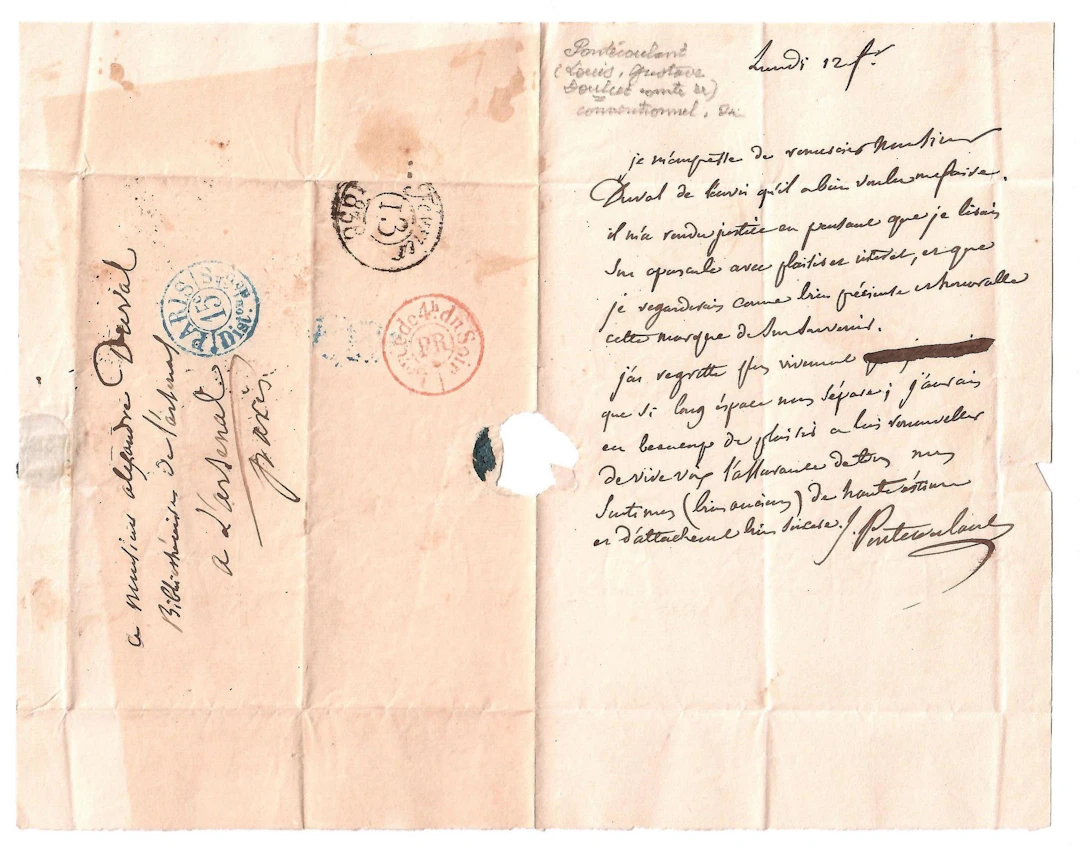 CALVADOS. Louis Gustave DOULCET DE PONTÉCOULANT, Delegate to - Lot 513