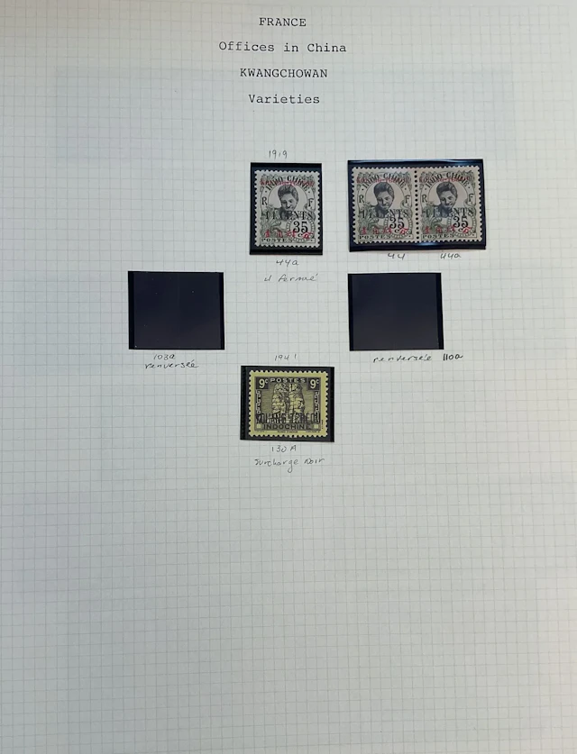 French Colonies - Kouang-Tcheou: Collection of Kouang-Tcheou - Lot 23