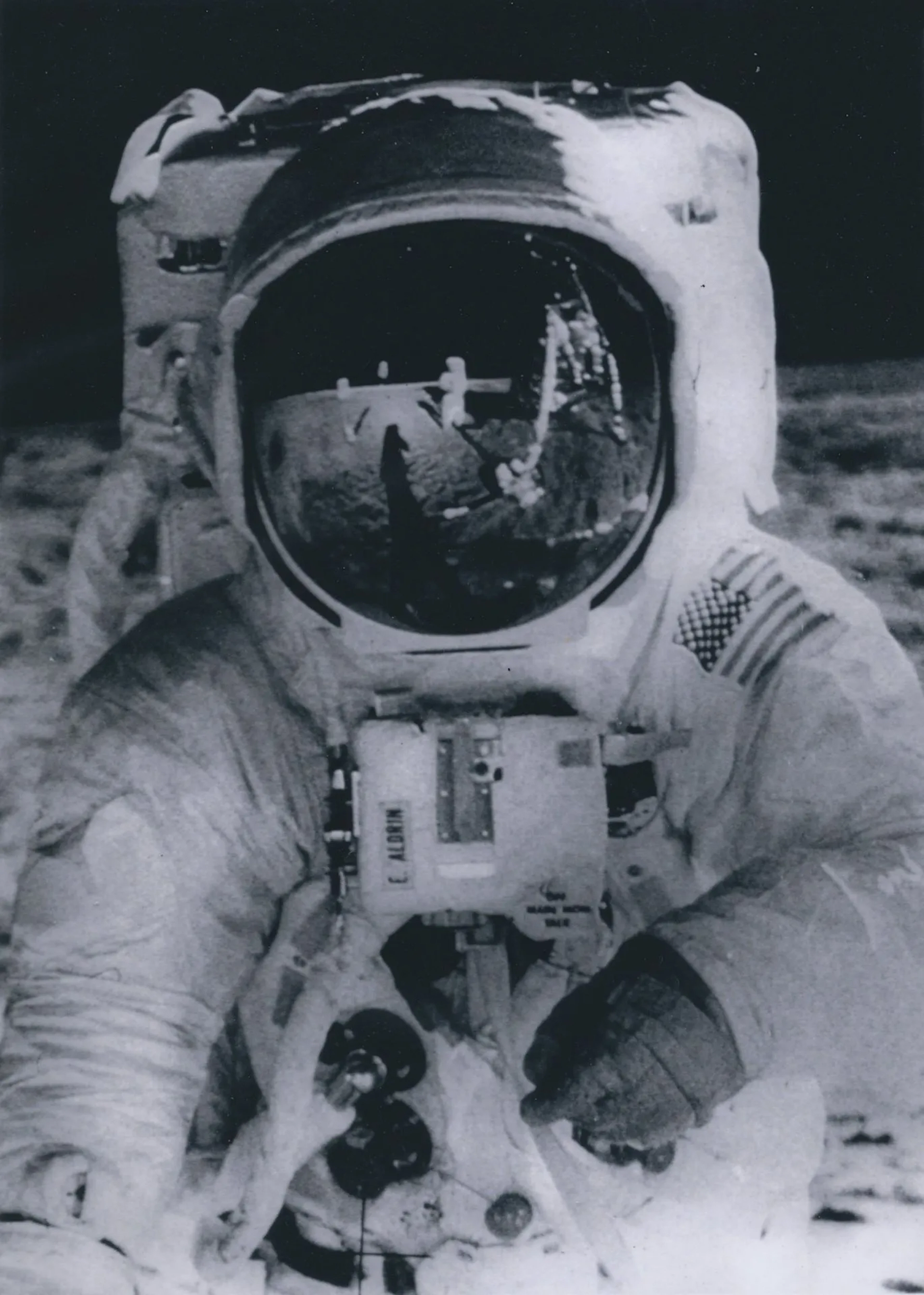 NASA. APOLLO 11 mission. Press photograph of astronaut Buzz - Lot 79