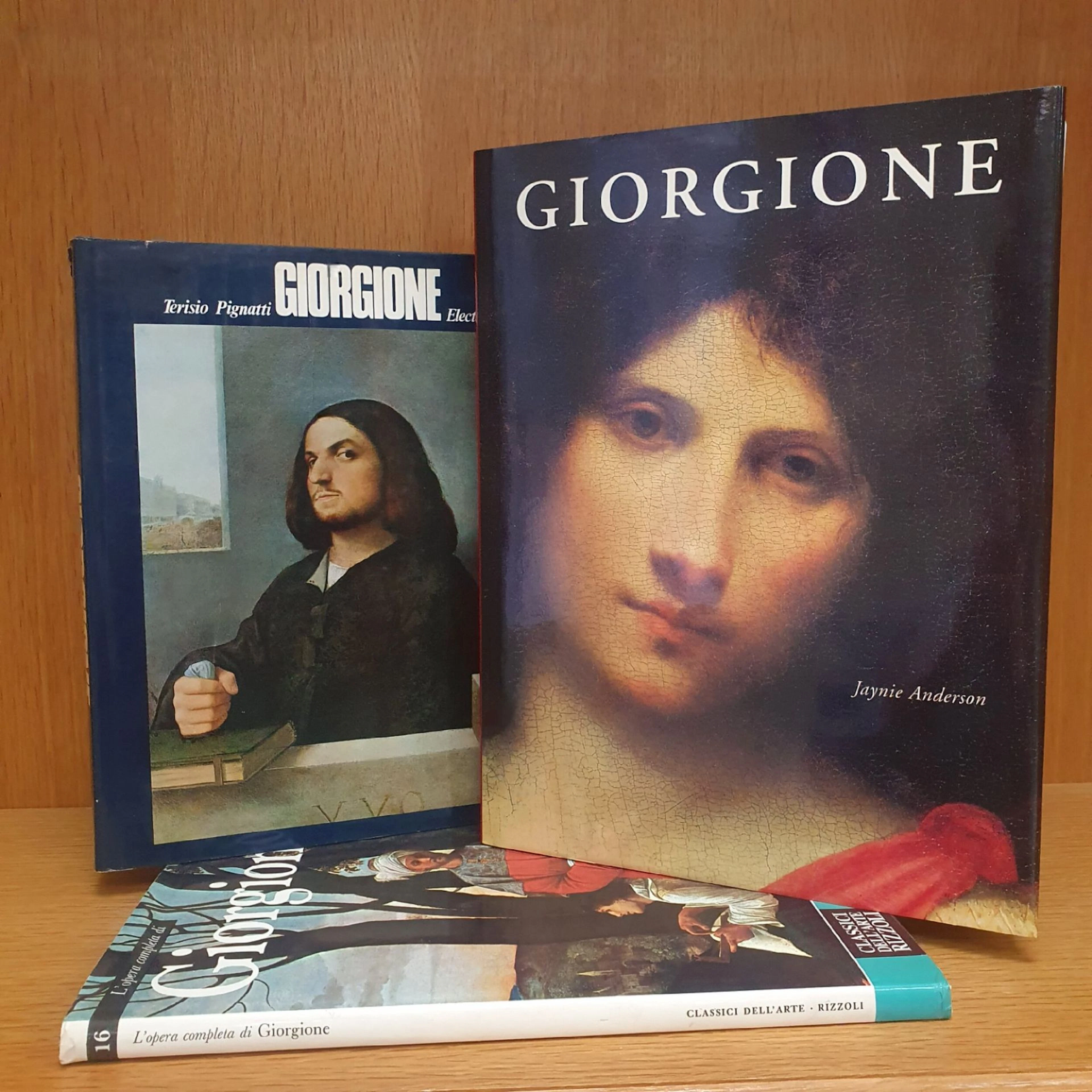Set of three books on GIORGIONE: - Lot 20