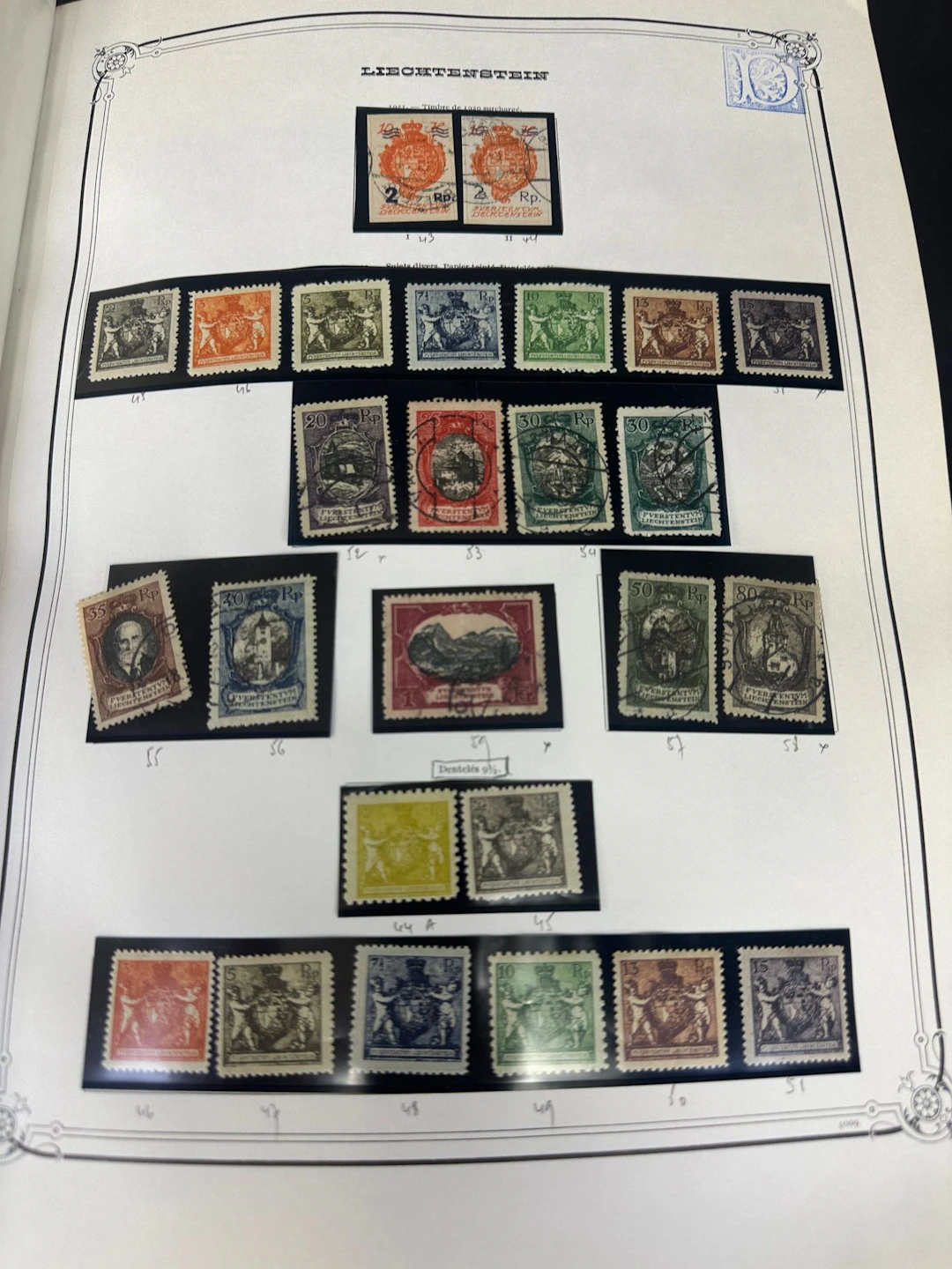 Liechtenstein: Collection of Liechtenstein stamps, including - Lot 143