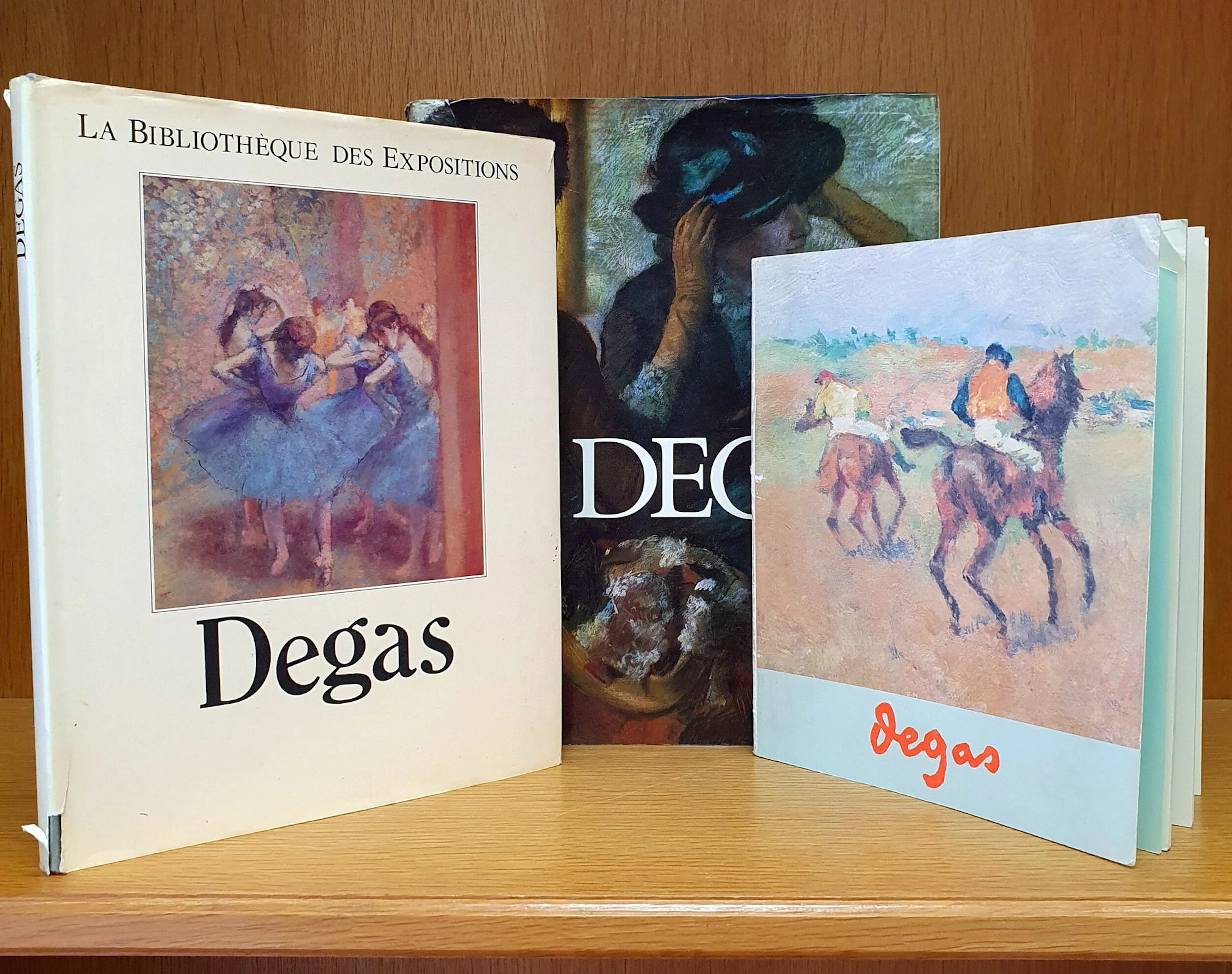 Set of three books on Edgar DEGAS: - Lot 117