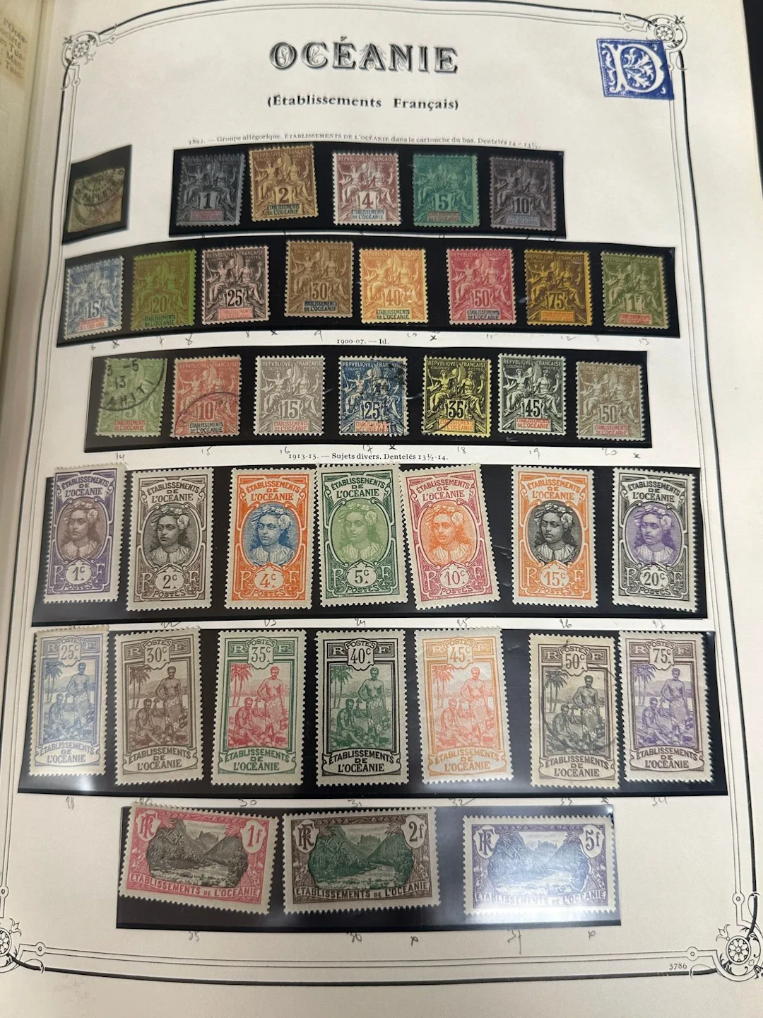 French Colonies—Africa, Oceania, and Greece: A set of stamps - Lot 148