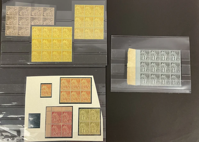 French Colonies: Set of stamps from the Alphée Dubois series - Lot 129