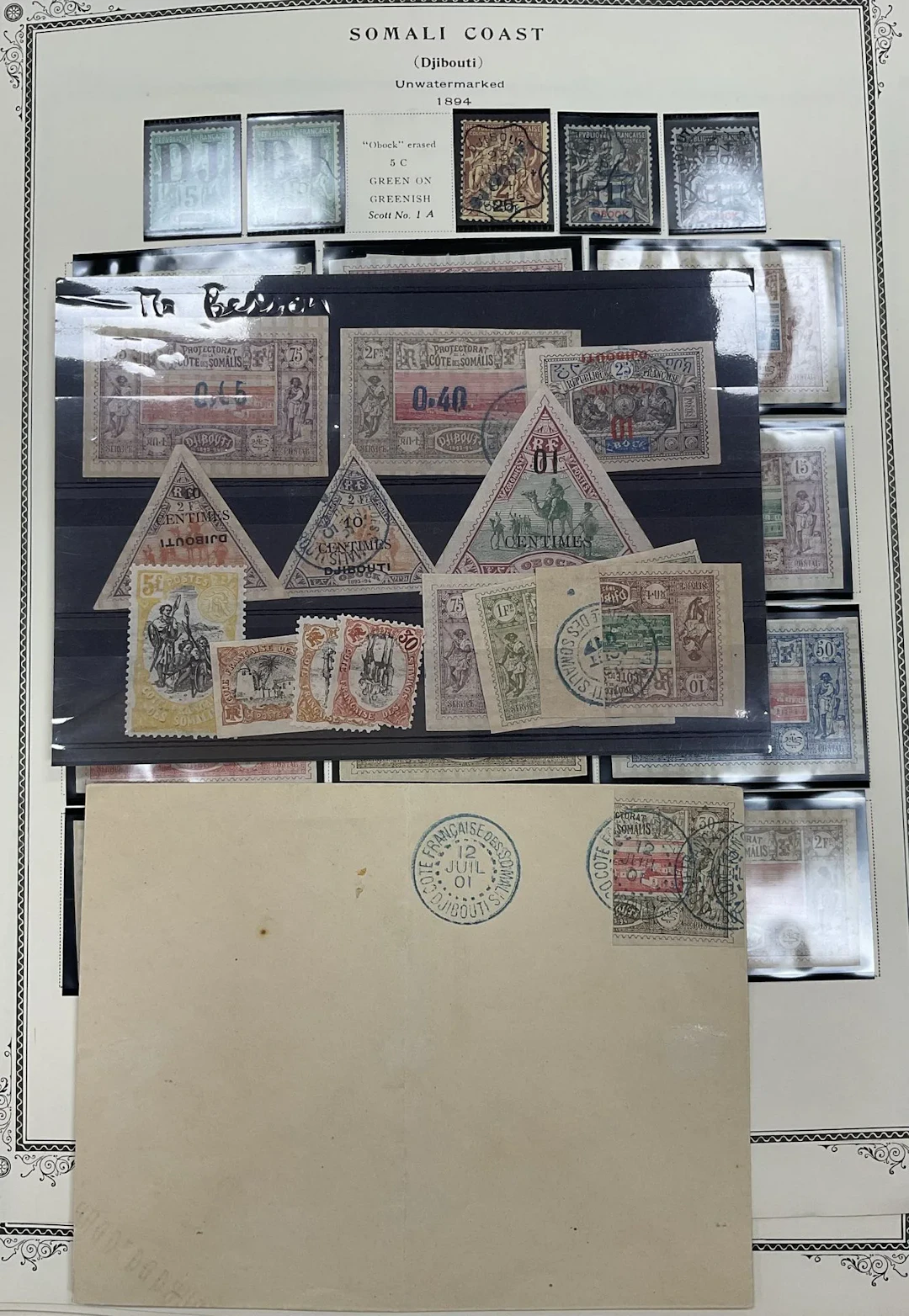 French Colonies - Somali Coast: Collection of Somali Coast s - Lot 15