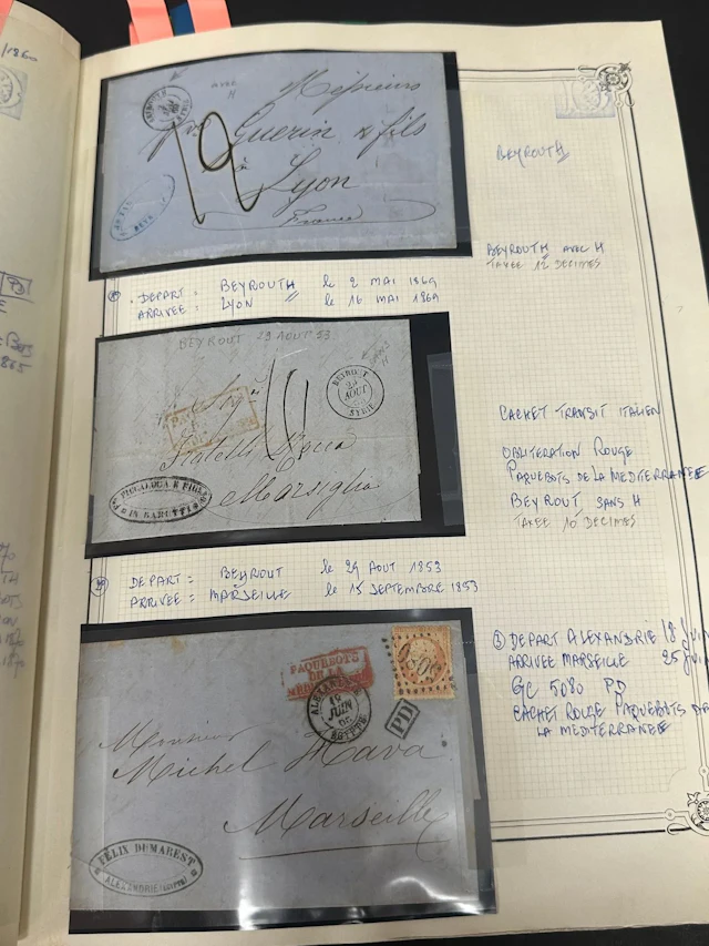 Levant: Stamp collection featuring all stamps from the Levan - Lot 147