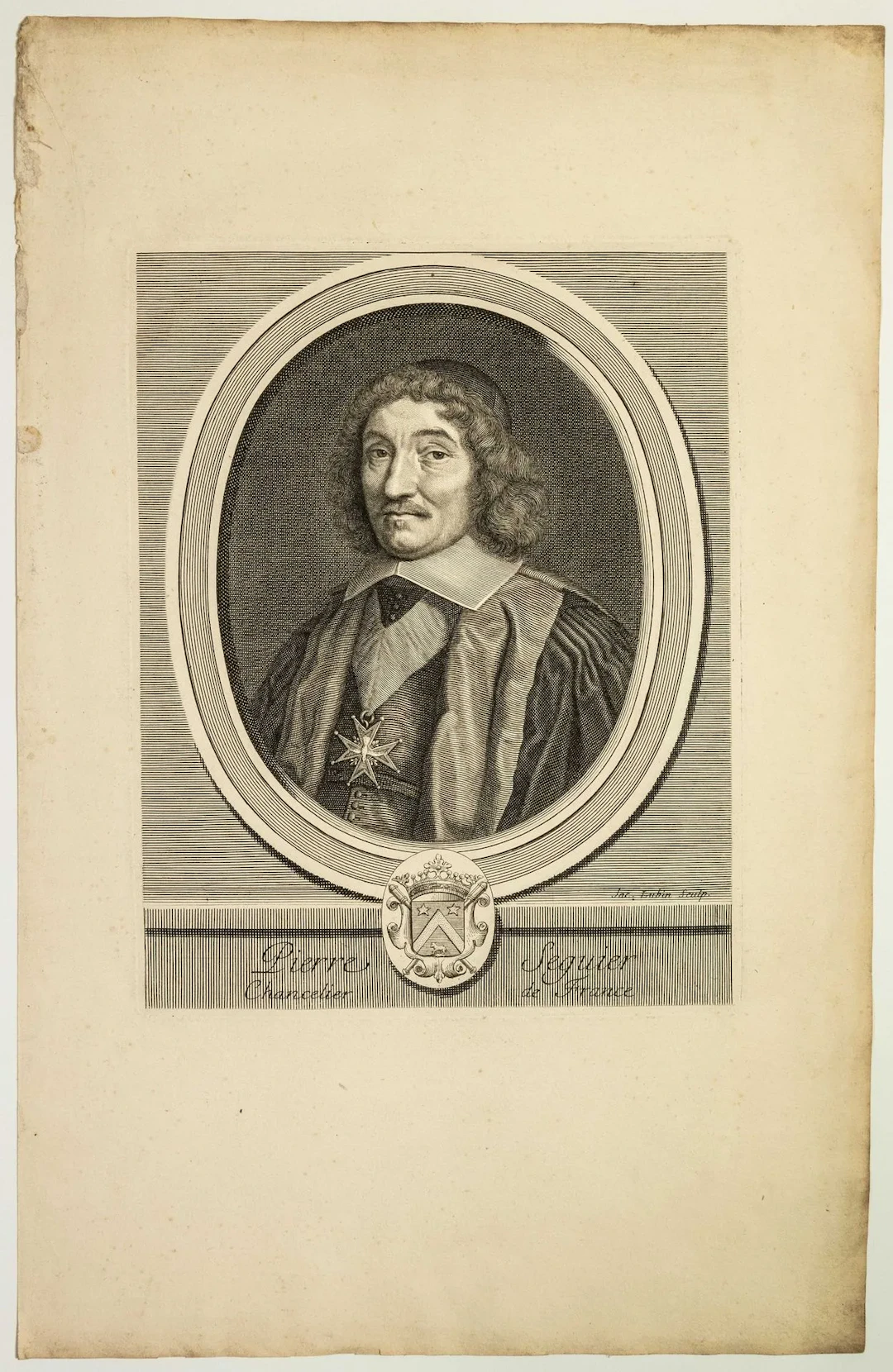 Pierre SÉGUIER, Chancellor of France in 1635. He presided ov - Lot 35