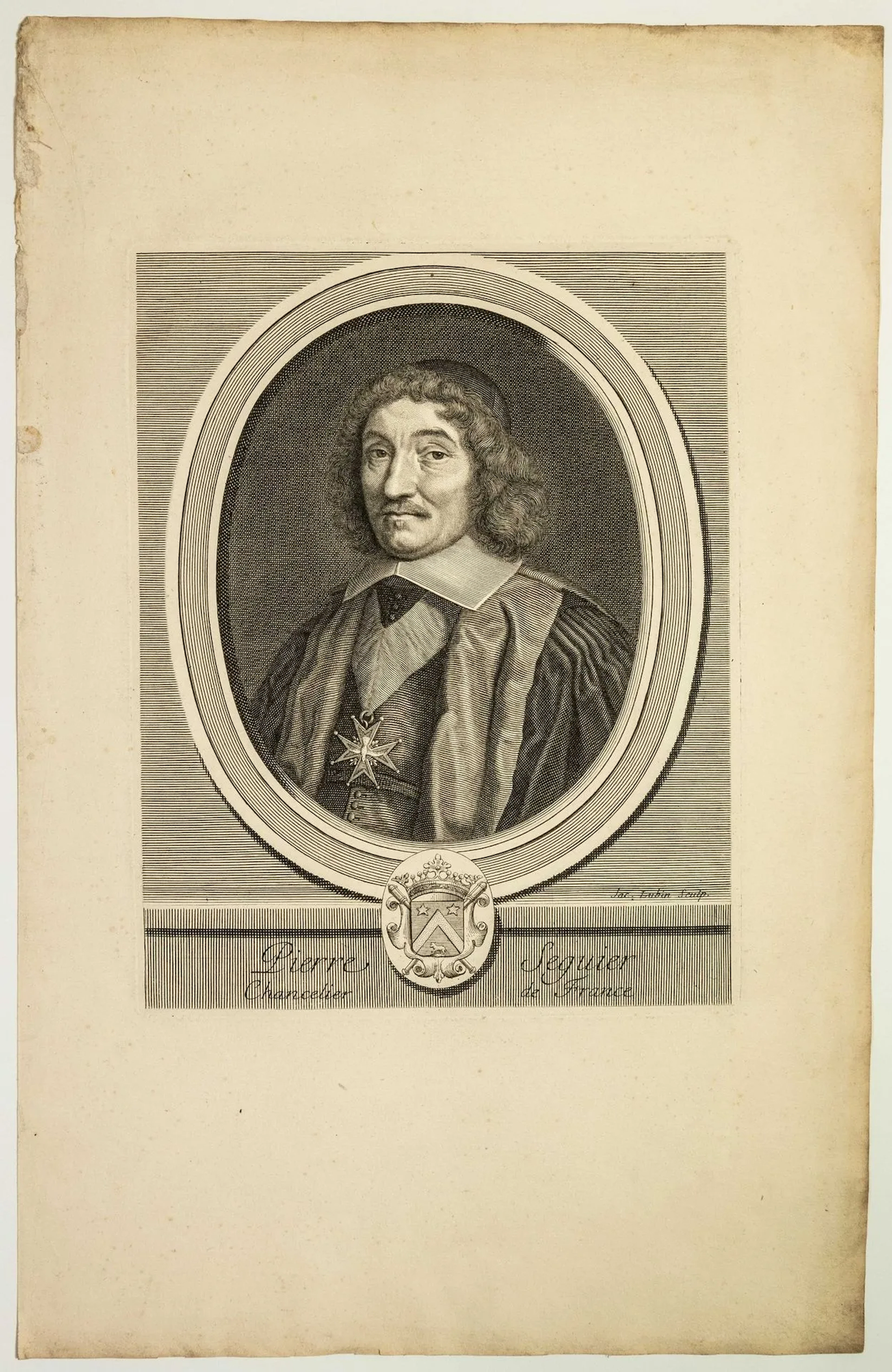 Pierre SÉGUIER, Chancellor of France in 1635. He presided ov - Lot 35