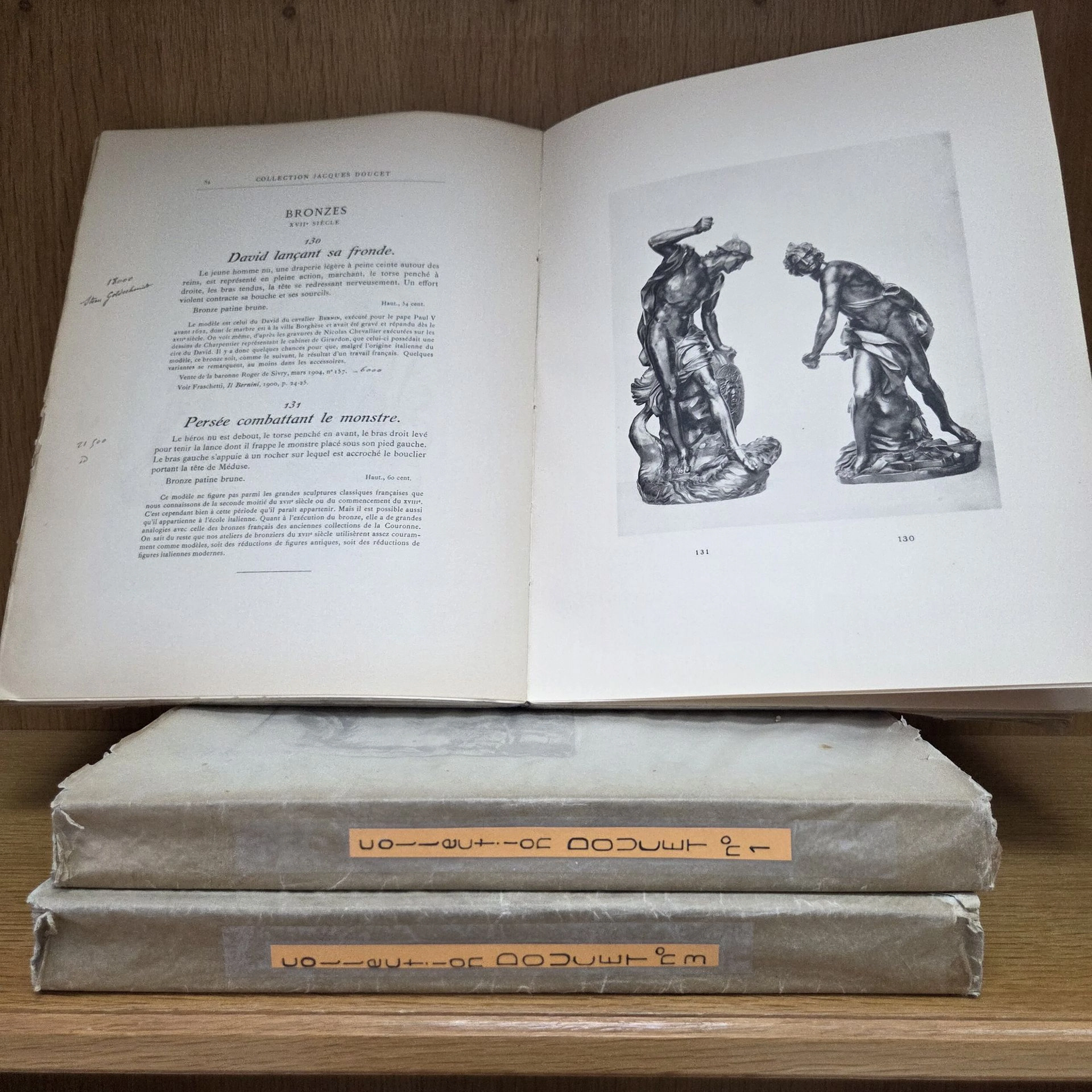 Catalog of the Jacques Doucet Collection, Galerie Georges Pe - Lot 134