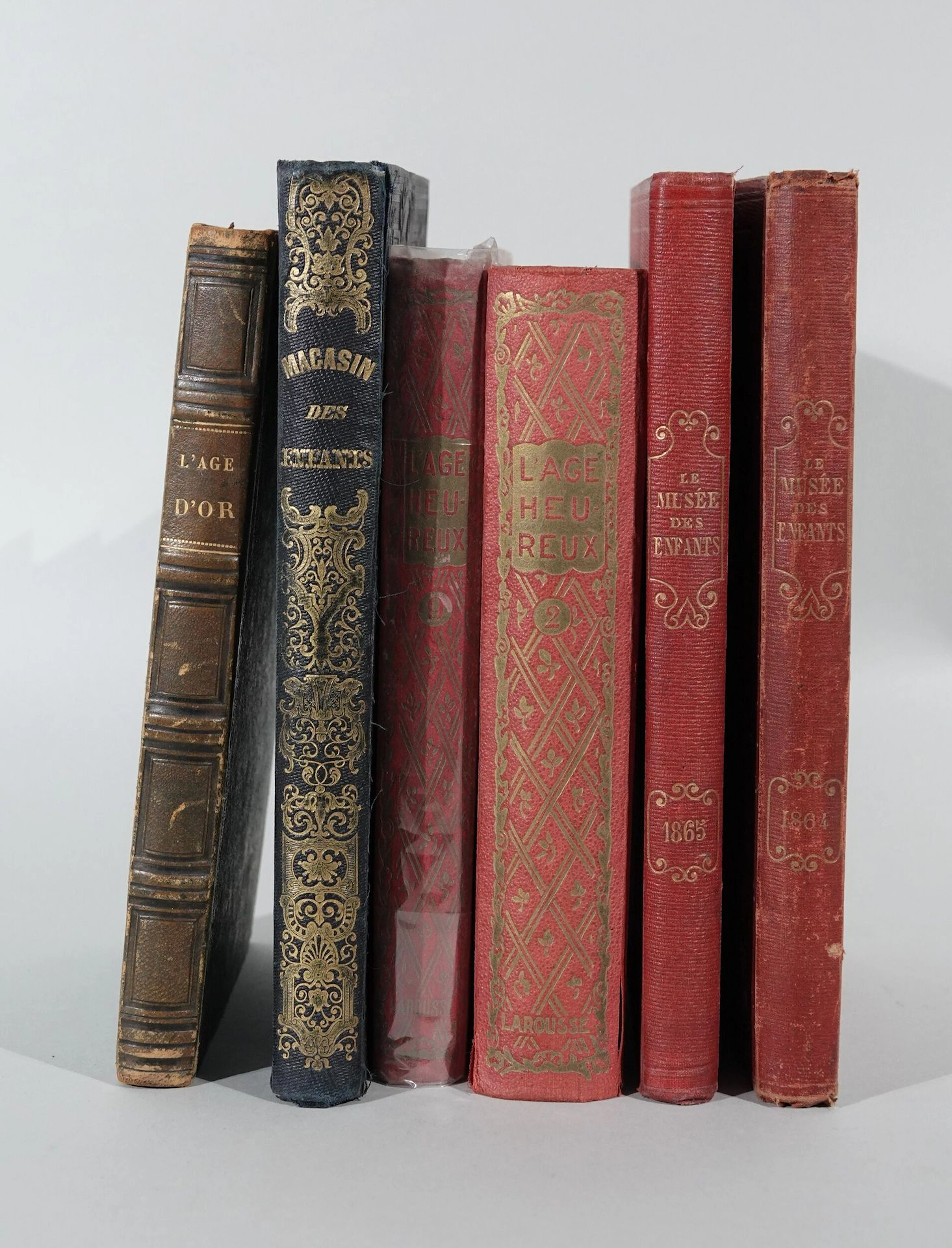 ENFANTINA - Réunion de 6 vol. grand in-8 reliés (états diver - Lot 31