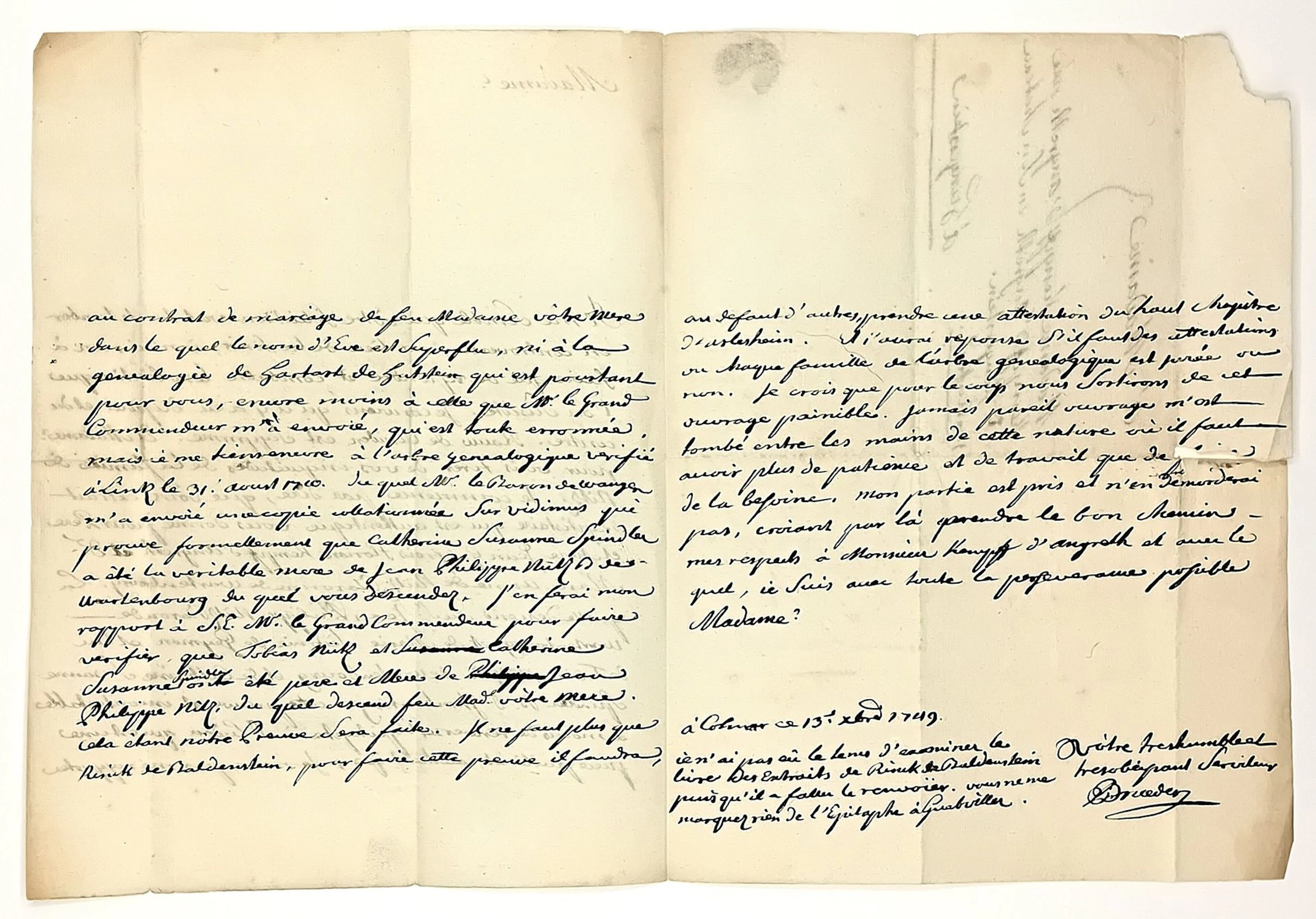 HAUT-RHIN. KEMPF D’ANGRETH, a noble family from Upper Alsace - Lot 75
