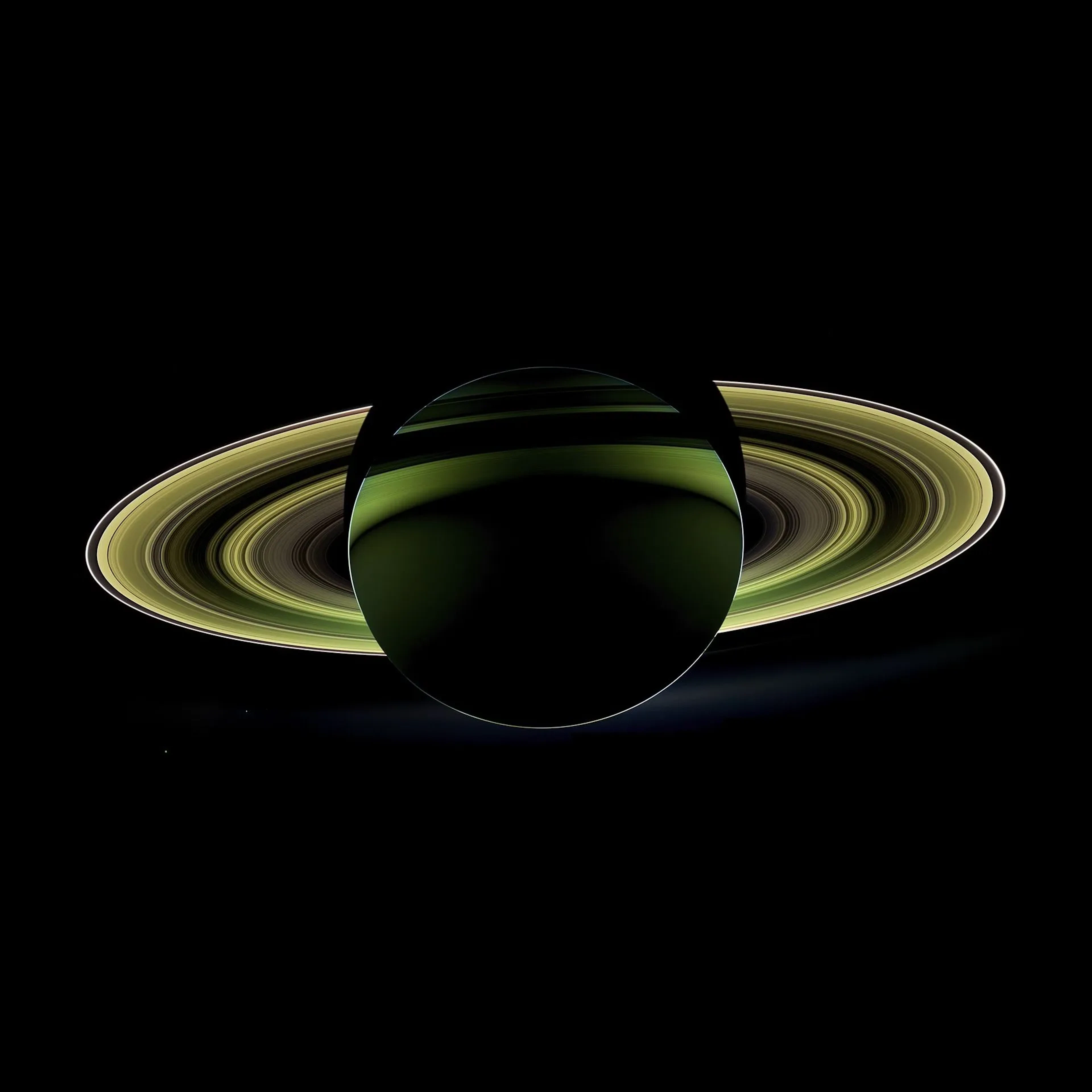 NASA. LARGE FORMAT. NASA's Cassini spacecraft has delivered - Lot 291