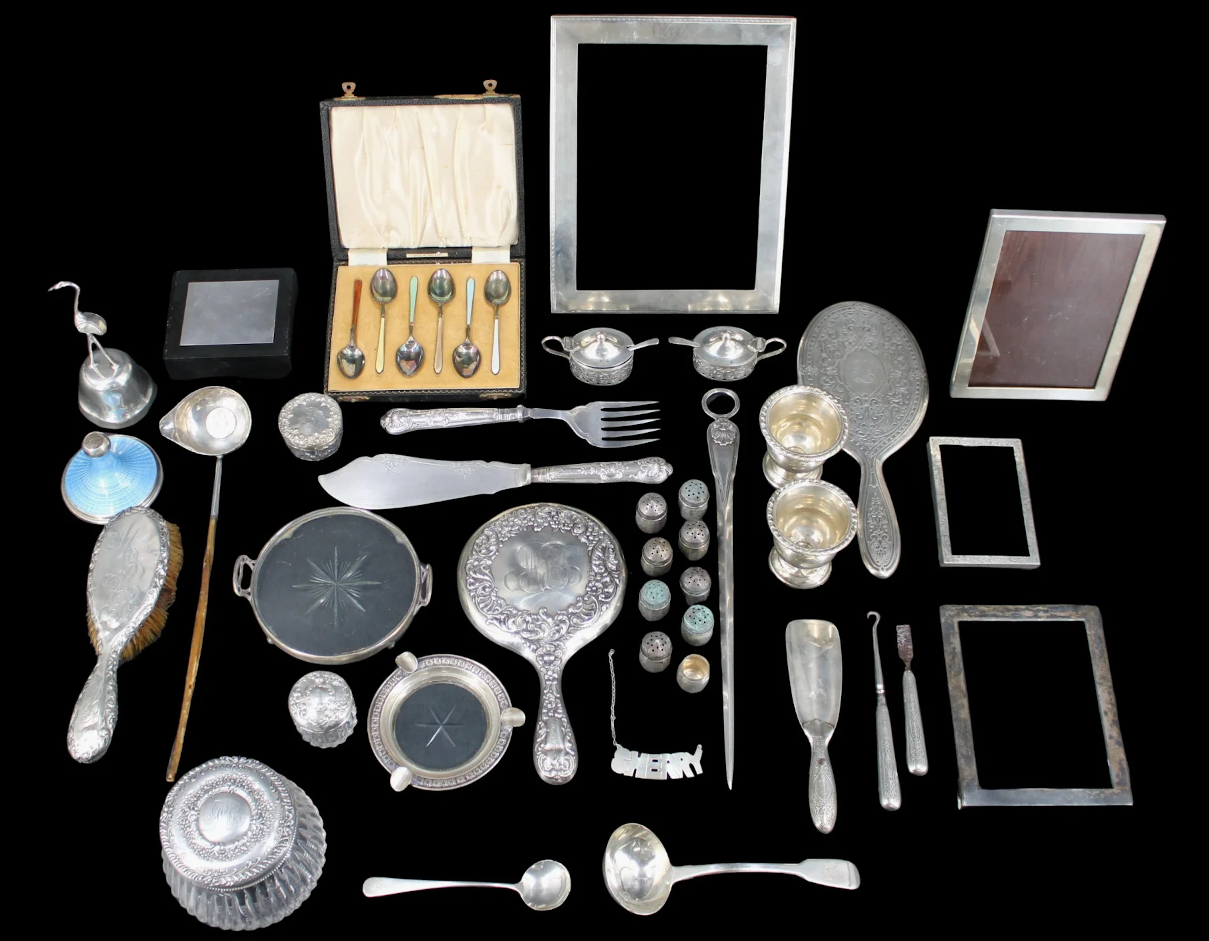 SILVER. Large Grouping of American and English